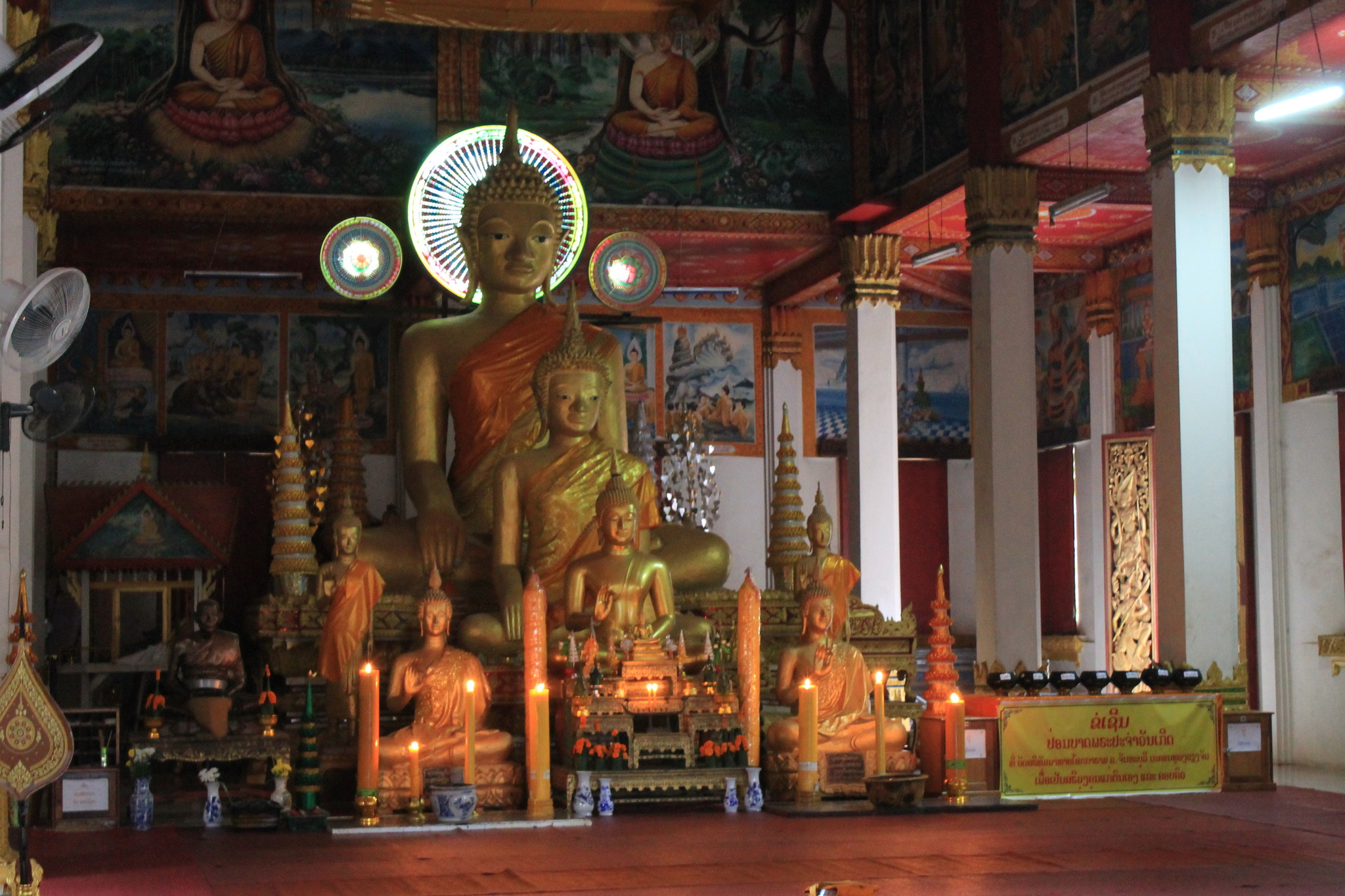 Vientiane is a city of legends and ancient temples. That Dam Stupa. Simuang Temple and temples on Settathirata Avenue - My, Vientiane, Temple, Asia, Travels, Longpost