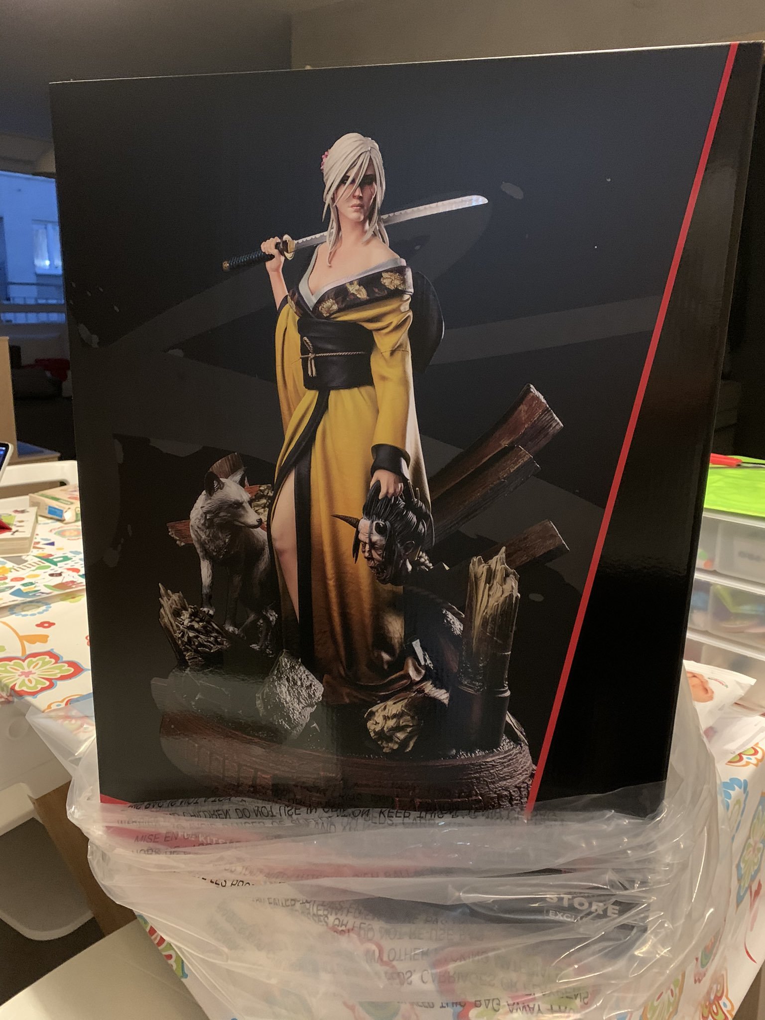 Ciri and the Kitsune Figure - CD Projekt, Ведьмак, Ведьмак 3: Дикая охота, Цири, Фигурки, Видео, Длиннопост, Игры, Лиса