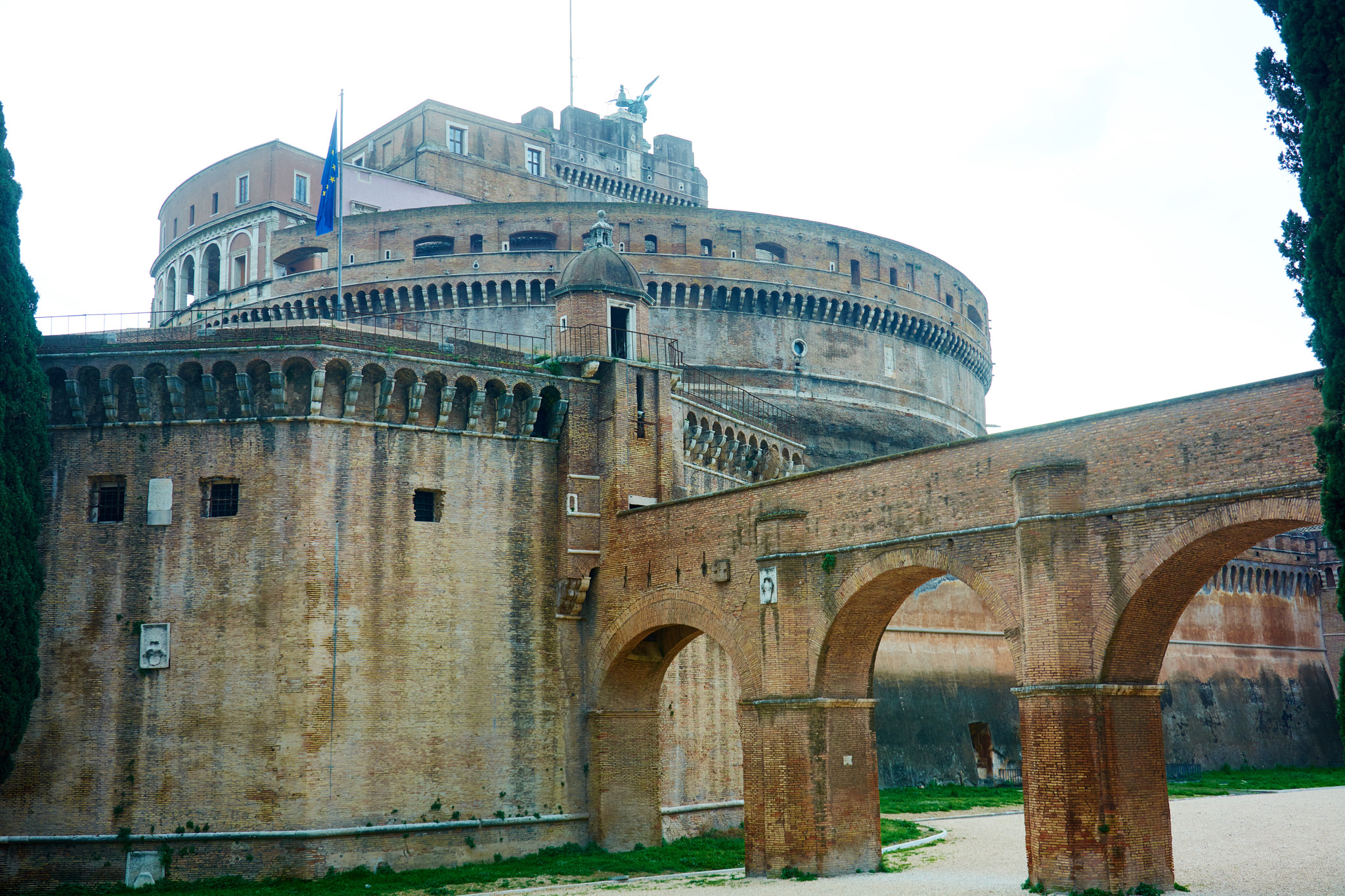 Castel Sant'Angelo Rome part 2 - My, Rome, Ancient Rome, Temple, Italy, Europe, Туристы, Travels, Longpost