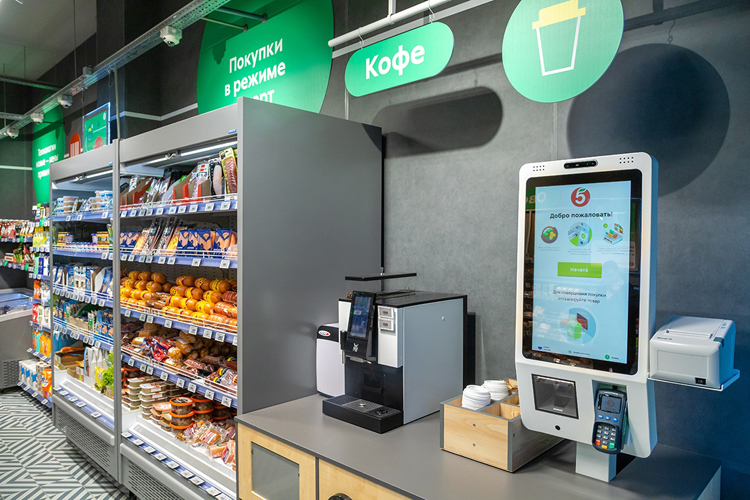 Without salespeople and cashiers: a fully automated Pyaterochka store opened in Moscow - Russia, Moscow, Pyaterochka, Automation, Society, 3dnews, Longpost, Нейронные сети