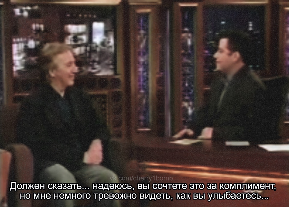 Villain Severus Snape - Alan Rickman, Actors and actresses, Celebrities, Storyboard, Severus Snape, Harry Potter, Movies, Interview, Nostalgia, 2003, 2000s, Jimmy Kimmel, Longpost