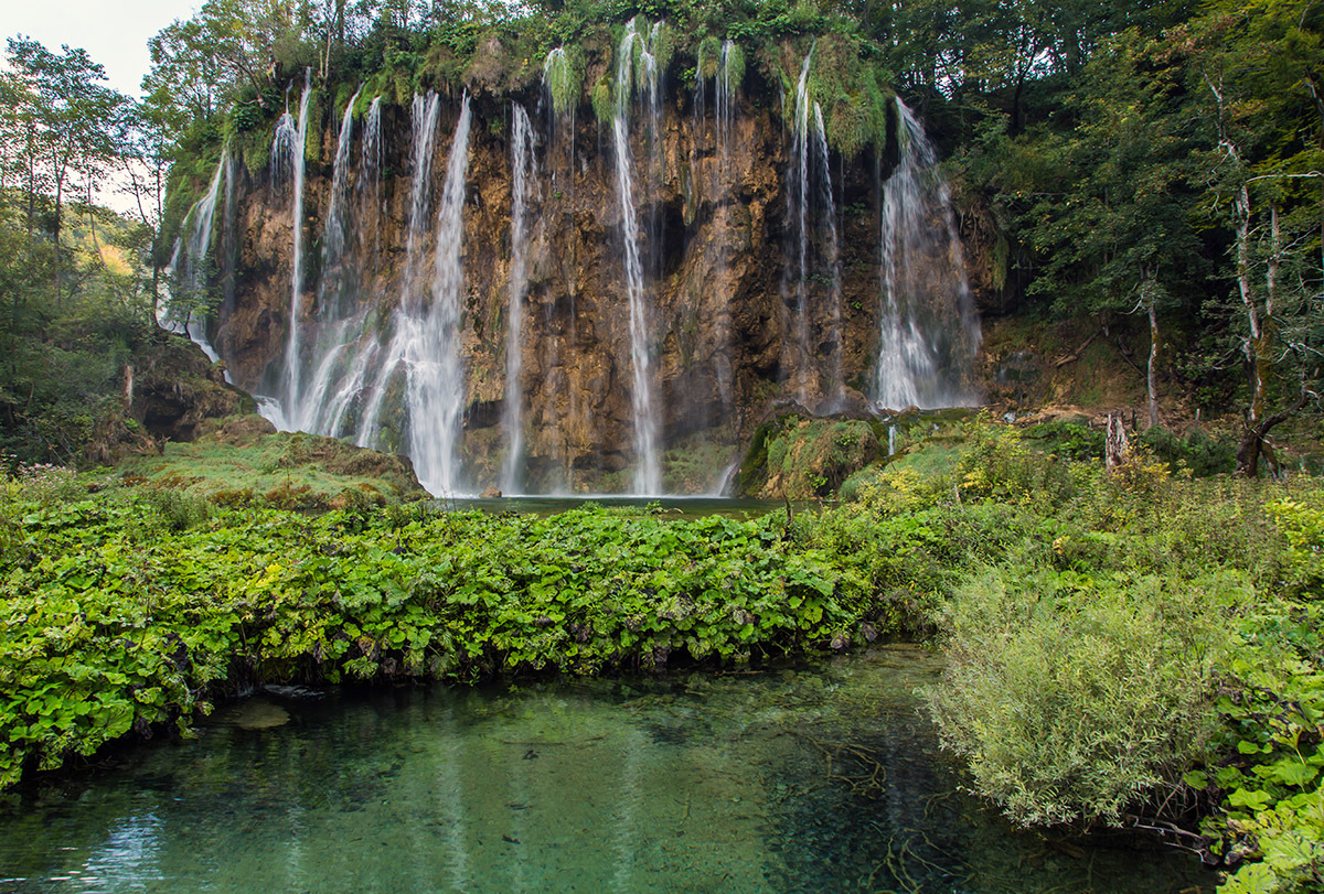 Waterfalls, waterfalls... Photo walker. Croatia - My, Waterfall, Lake, Croatia, Plitvice Lakes, Longpost, Nature