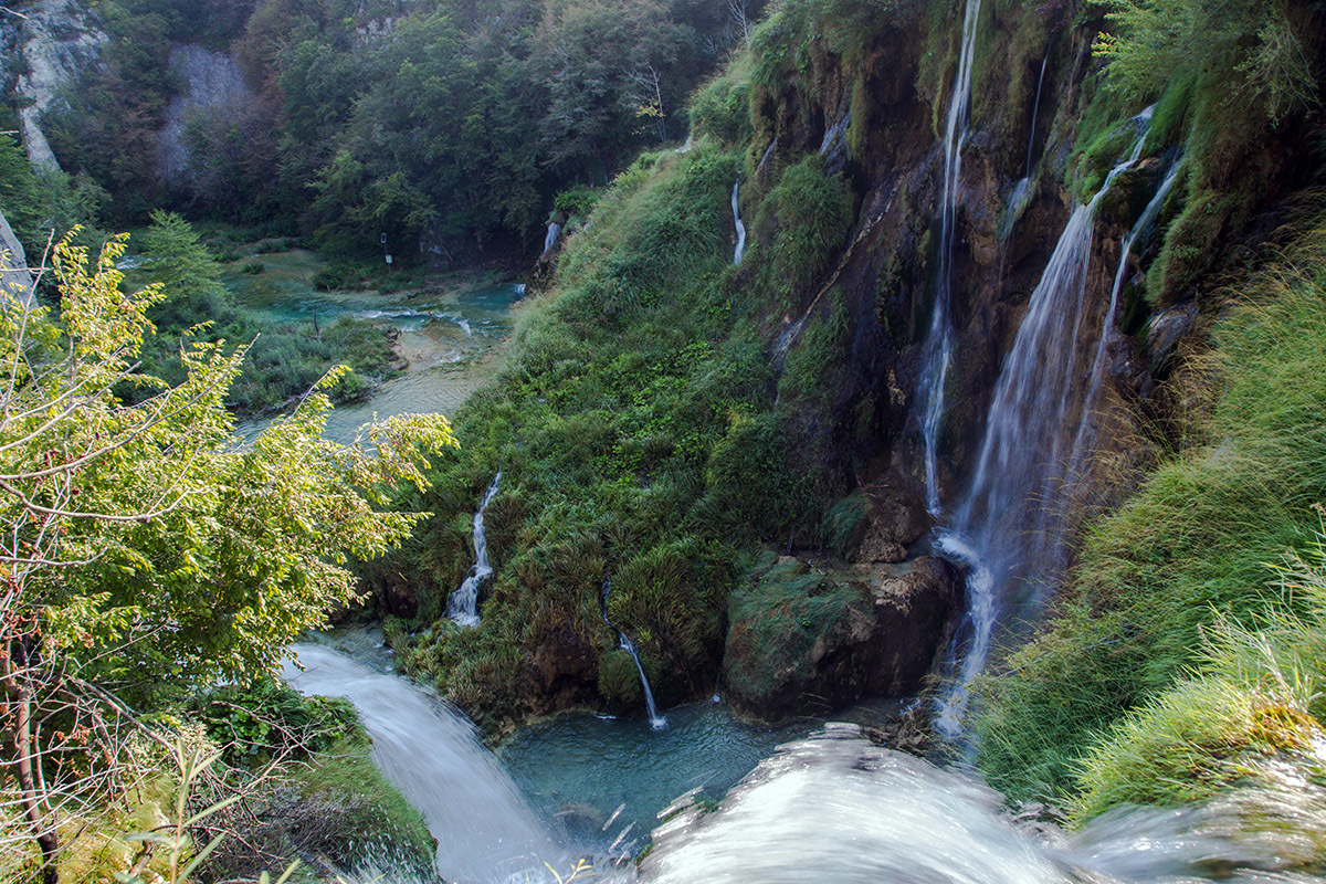 Waterfalls, waterfalls... Photo walker. Croatia - My, Waterfall, Lake, Croatia, Plitvice Lakes, Longpost, Nature