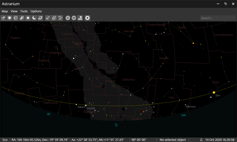 Astrarium - free open-source planetarium for Windows - Longpost, Planetarium, Windows, Project, Astronomy