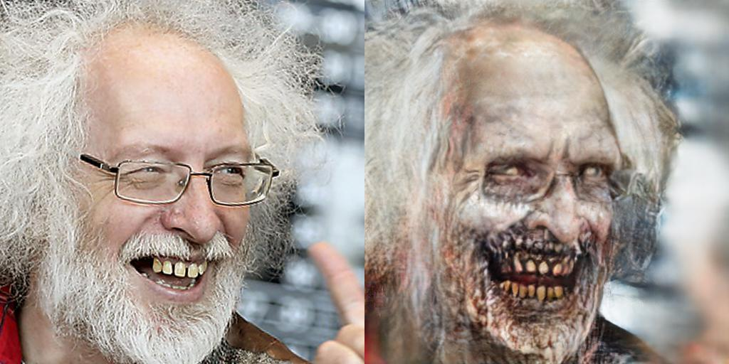 New neural network turns photos into zombies - Zombie, Нейронные сети, The photo, Halloween, Longpost