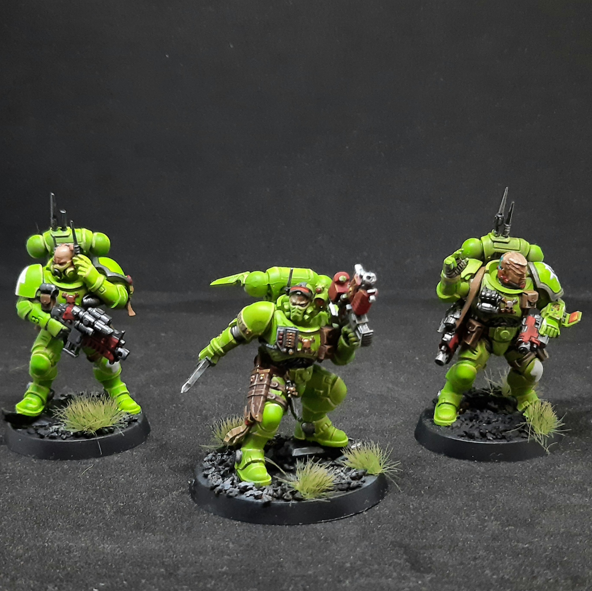 Bloods, Necromunda and some Space Marines - My, Wh miniatures, Warhammer 40k, Longpost