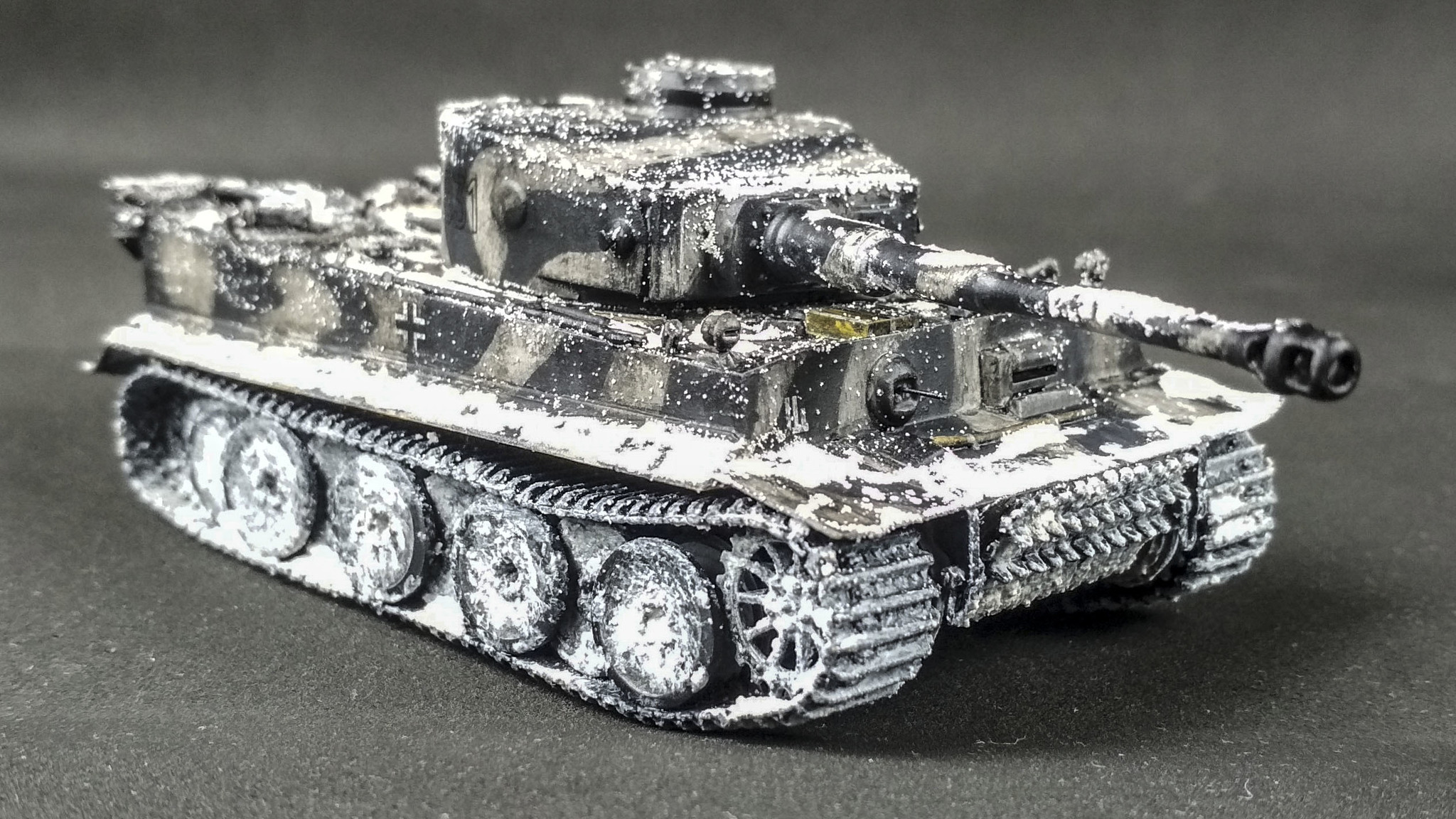 Tiger I tank in 1/72 scale. Tank for diorama - My, Scale model, Models, Tanks, Tiger I, Prefabricated model, Stand modeling, Video, Longpost