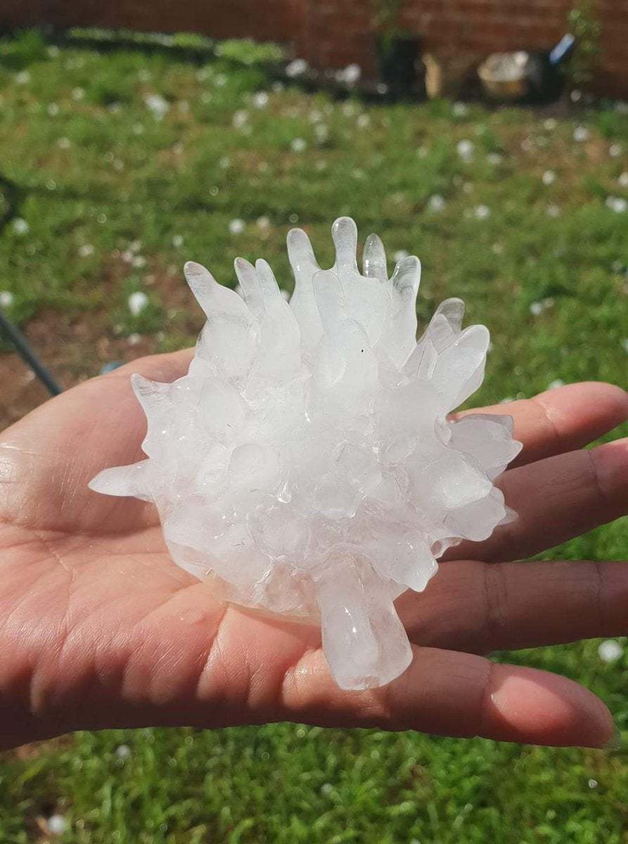 A hailstone fell in Australia. Ice cradle of murder - Hail, Australia