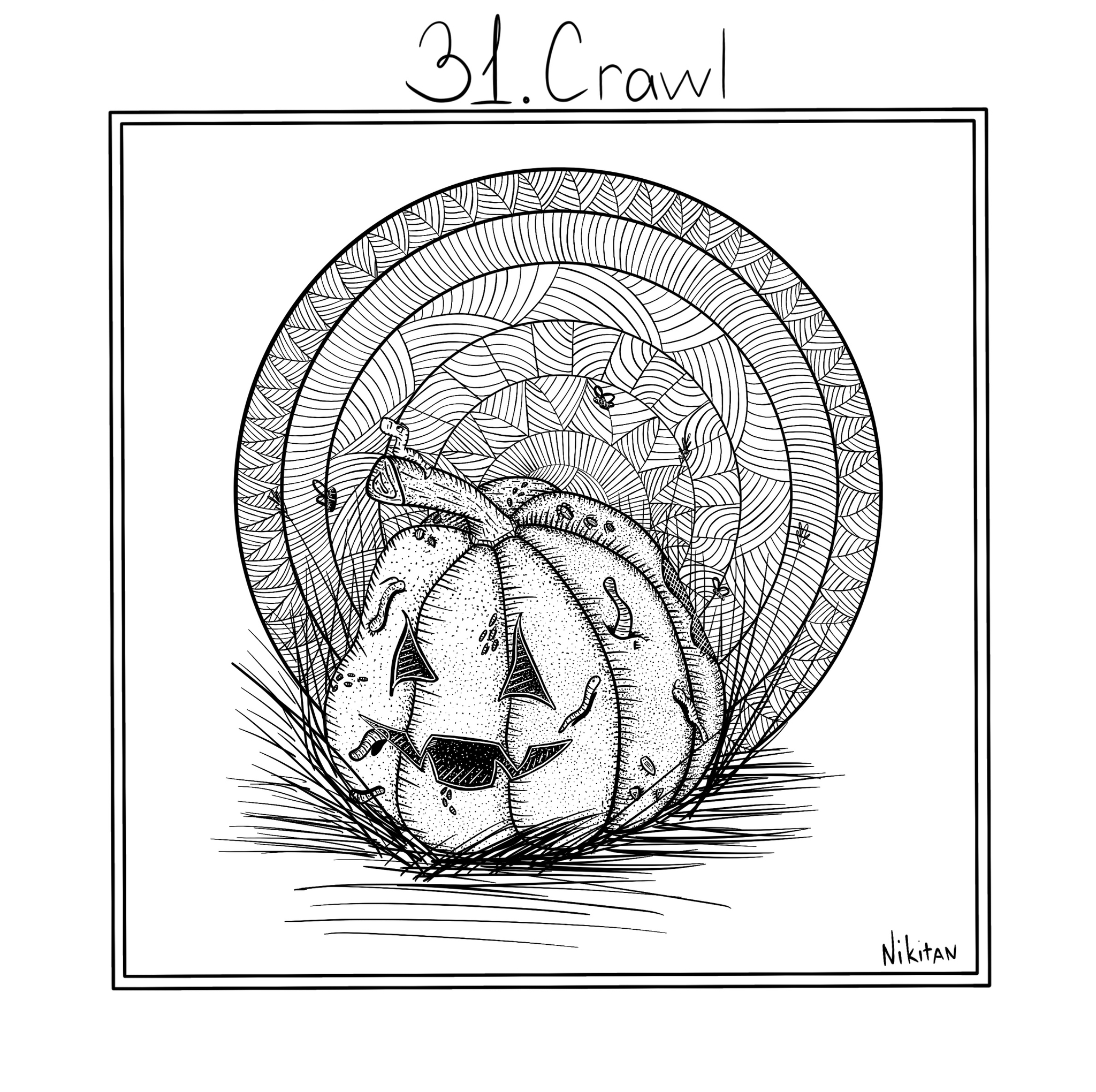 Inktober day 28-31 - My, Halloween, Inktober, Drawing, Digital drawing, Pumpkin, Shoes, Mouse, Longpost