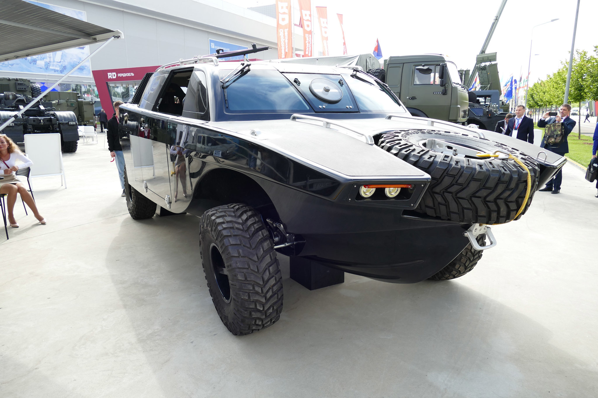 Drozd at the military-technical forum Army-2020 - Amphibious all-terrain vehicle, Amphibian, Longpost, Army