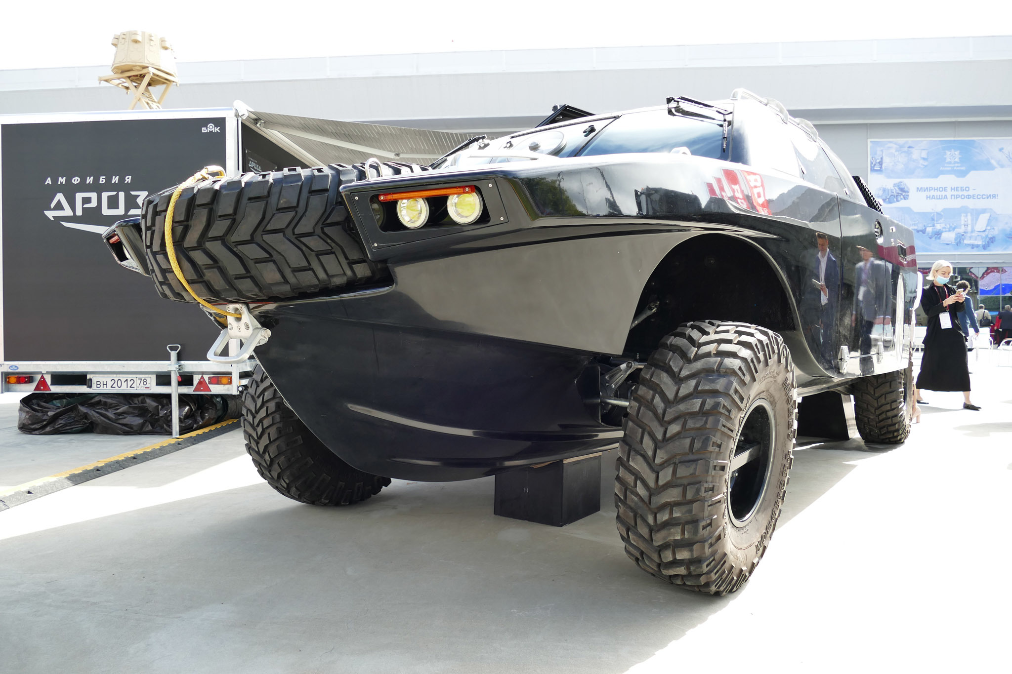 Drozd at the military-technical forum Army-2020 - Amphibious all-terrain vehicle, Amphibian, Longpost, Army