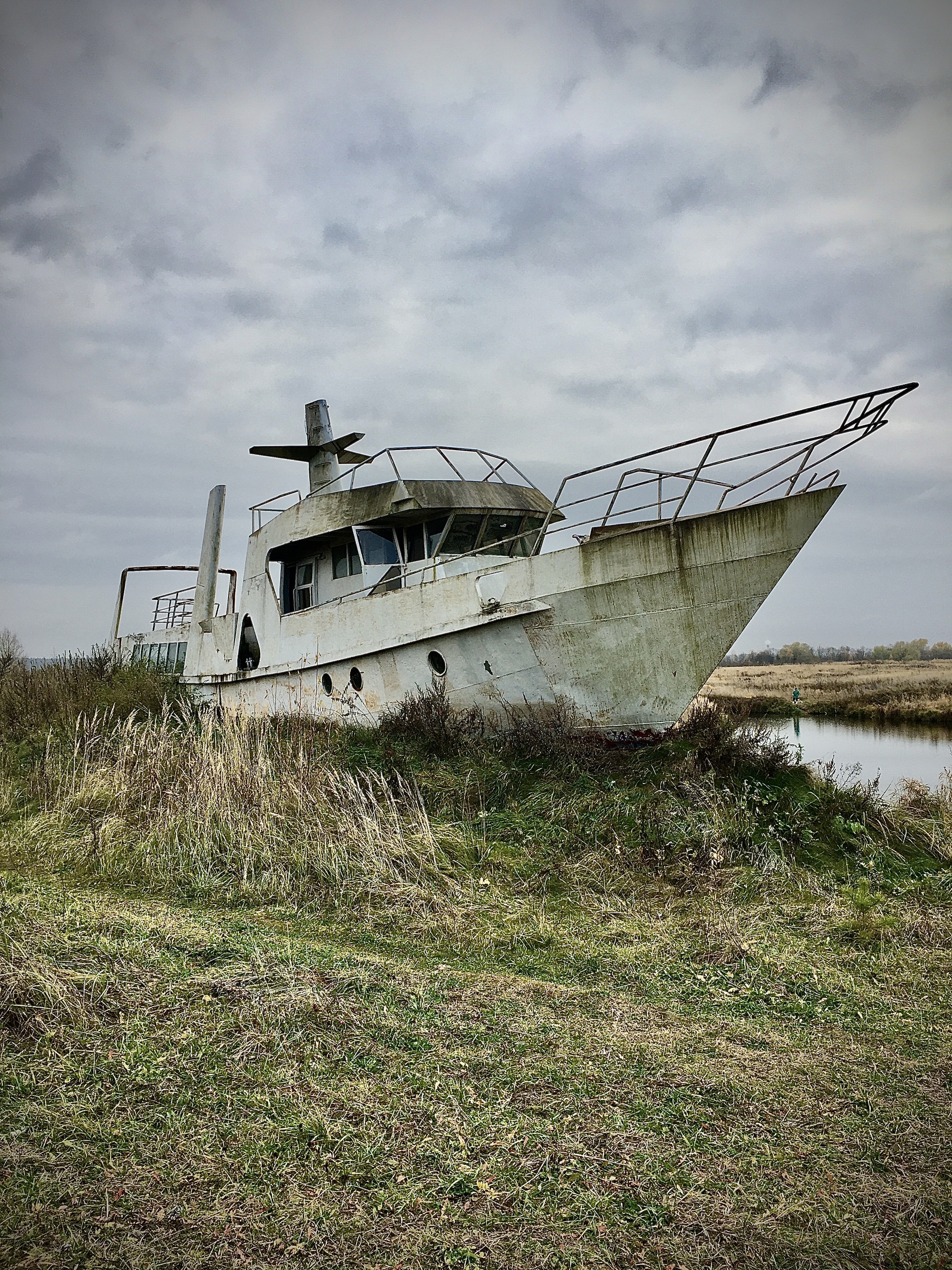 Unfinished ship - My, Abandoned, Vessel, All ashes, Longpost