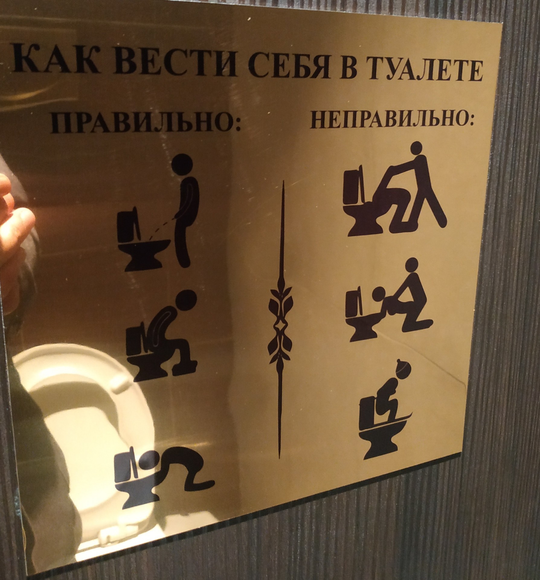 Why is it wrong on the right? - Toilet, Signboard, Toilet humor, Creative, Humor