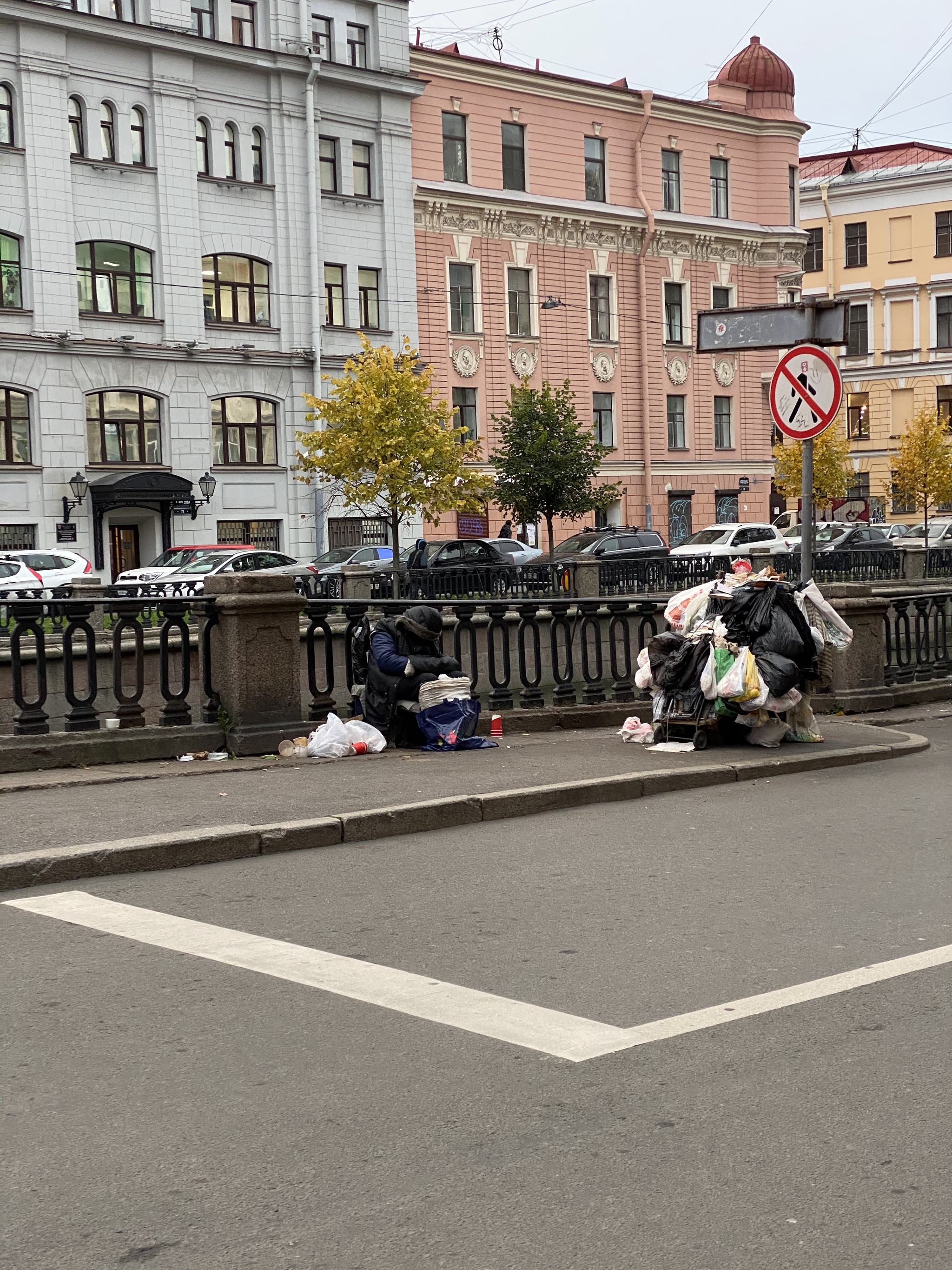 Человеку здесь не место - Моё, Санкт-Петербург, Бомж