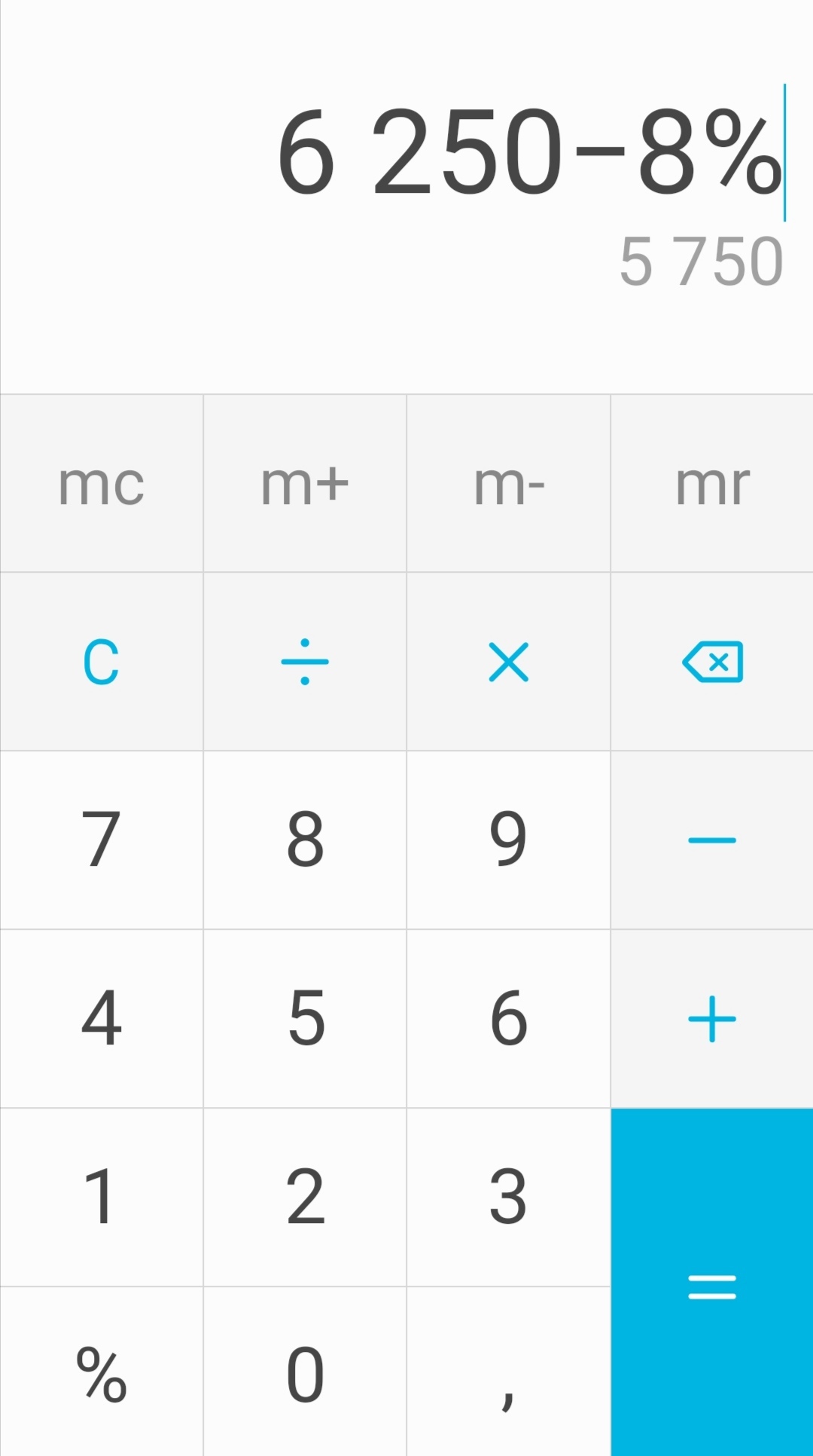 Calculator glitch on Honor 9 lite - My, Honor 9, Calculator, Bug, Error, Longpost