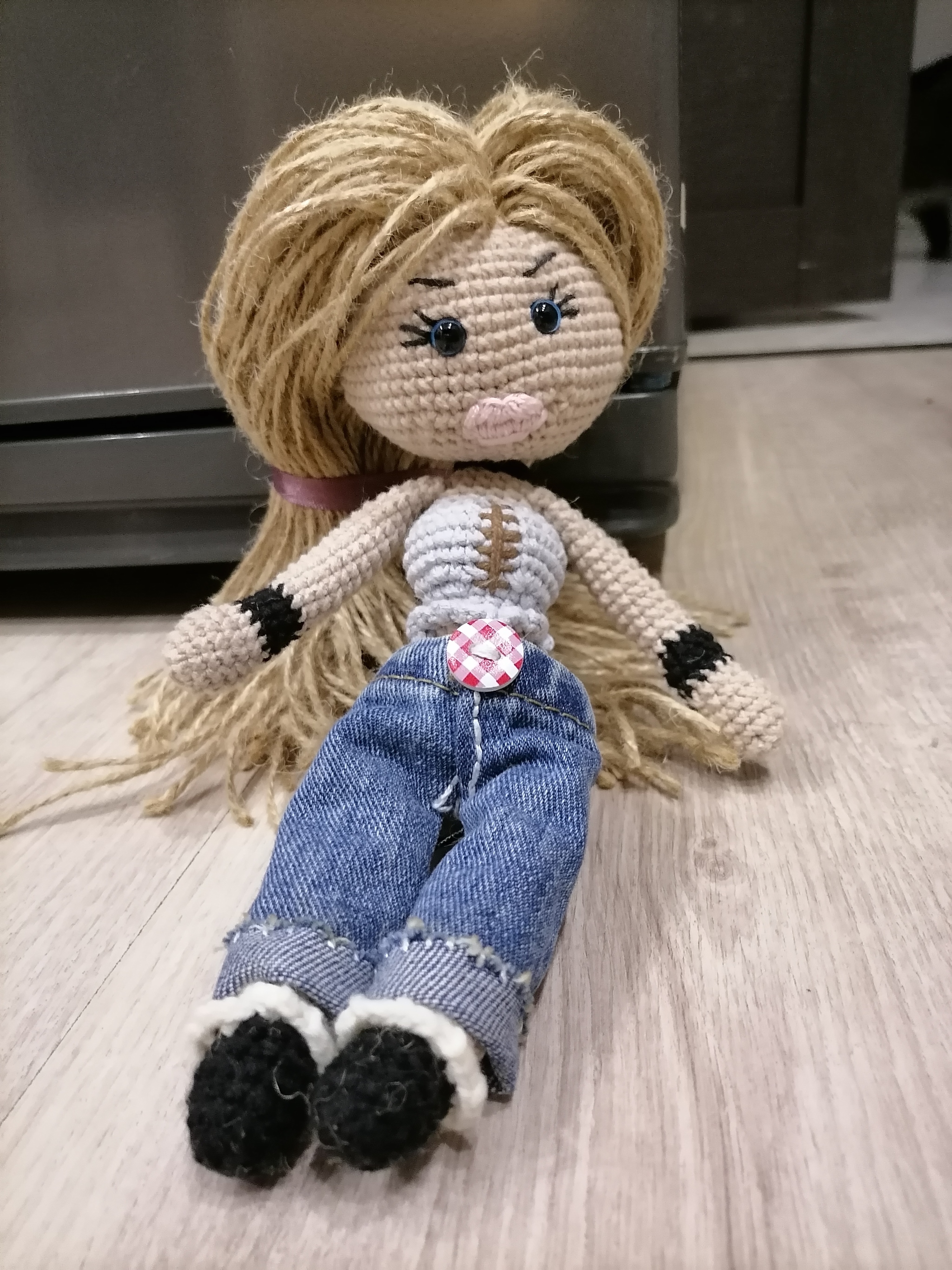 Chikulya - My, Amigurumi, Needlework, With your own hands, Doll