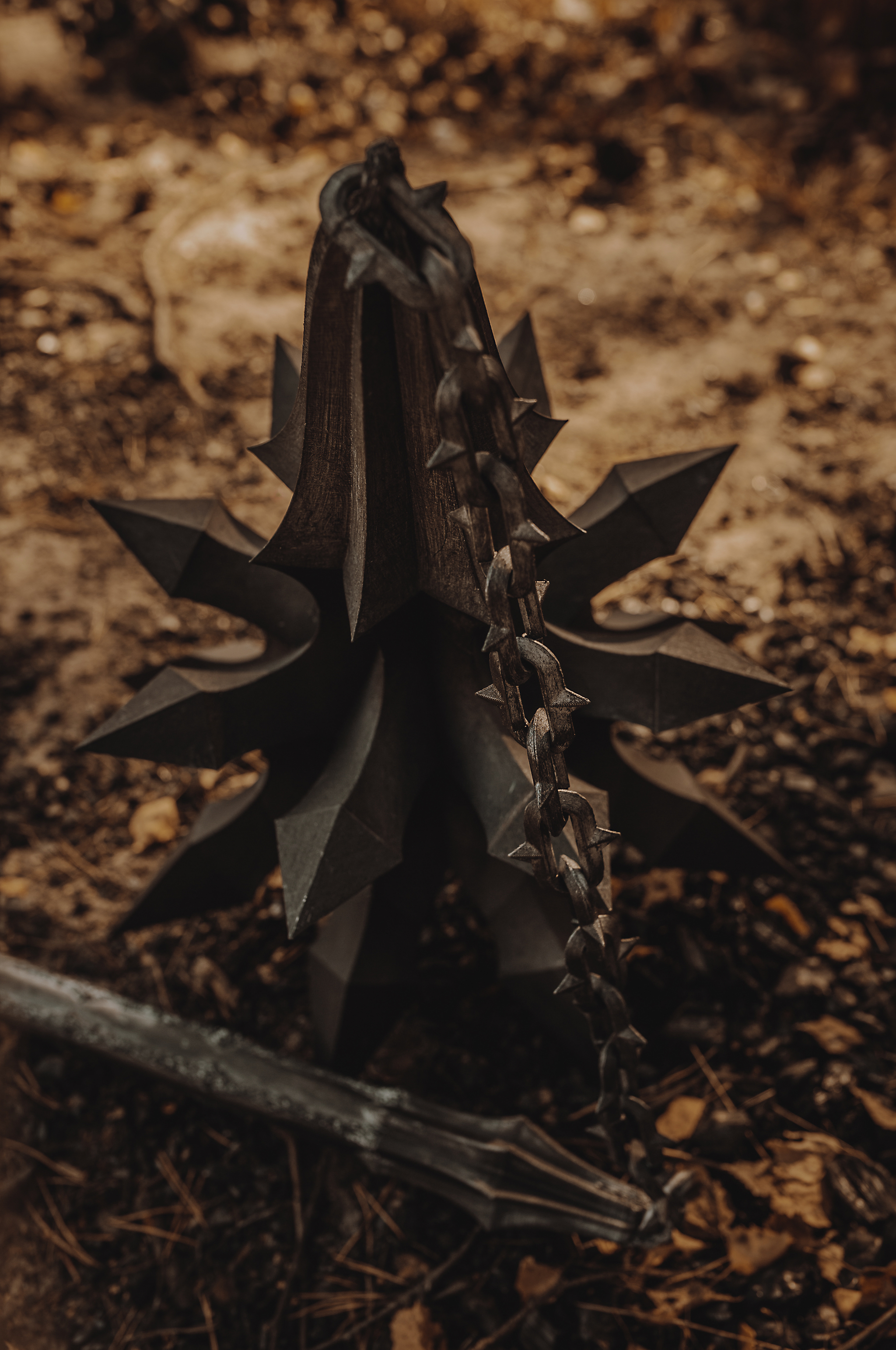 Morgenstern (club) of the necromancer king from the film “The Lord of the Rings” - My, Nazgul, Lord of the Rings, Mace, Cosplay, 3D, 3D печать, 3D printer, Morgenstern, The photo, Photographer, Longpost