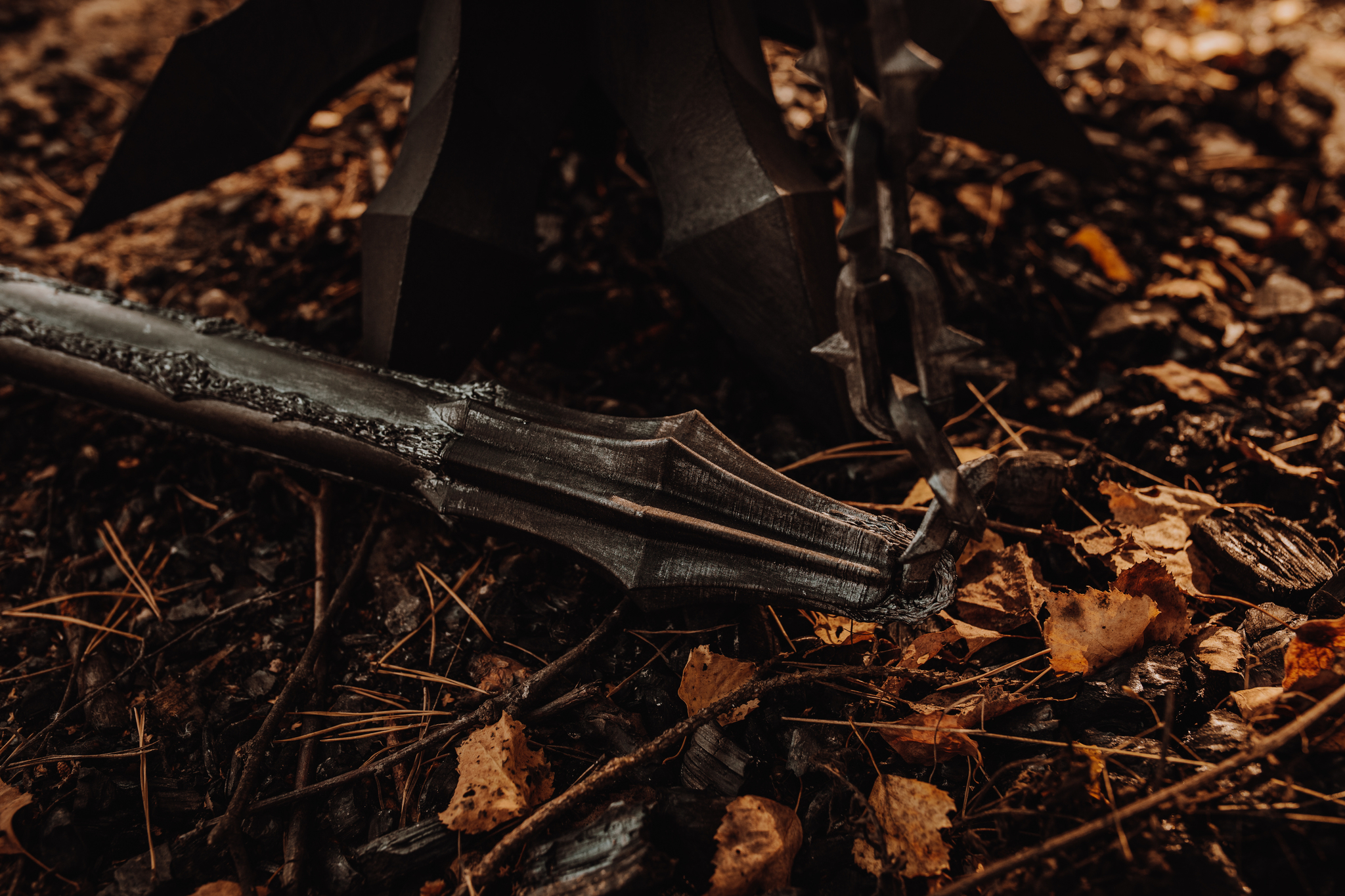 Morgenstern (club) of the necromancer king from the film “The Lord of the Rings” - My, Nazgul, Lord of the Rings, Mace, Cosplay, 3D, 3D печать, 3D printer, Morgenstern, The photo, Photographer, Longpost