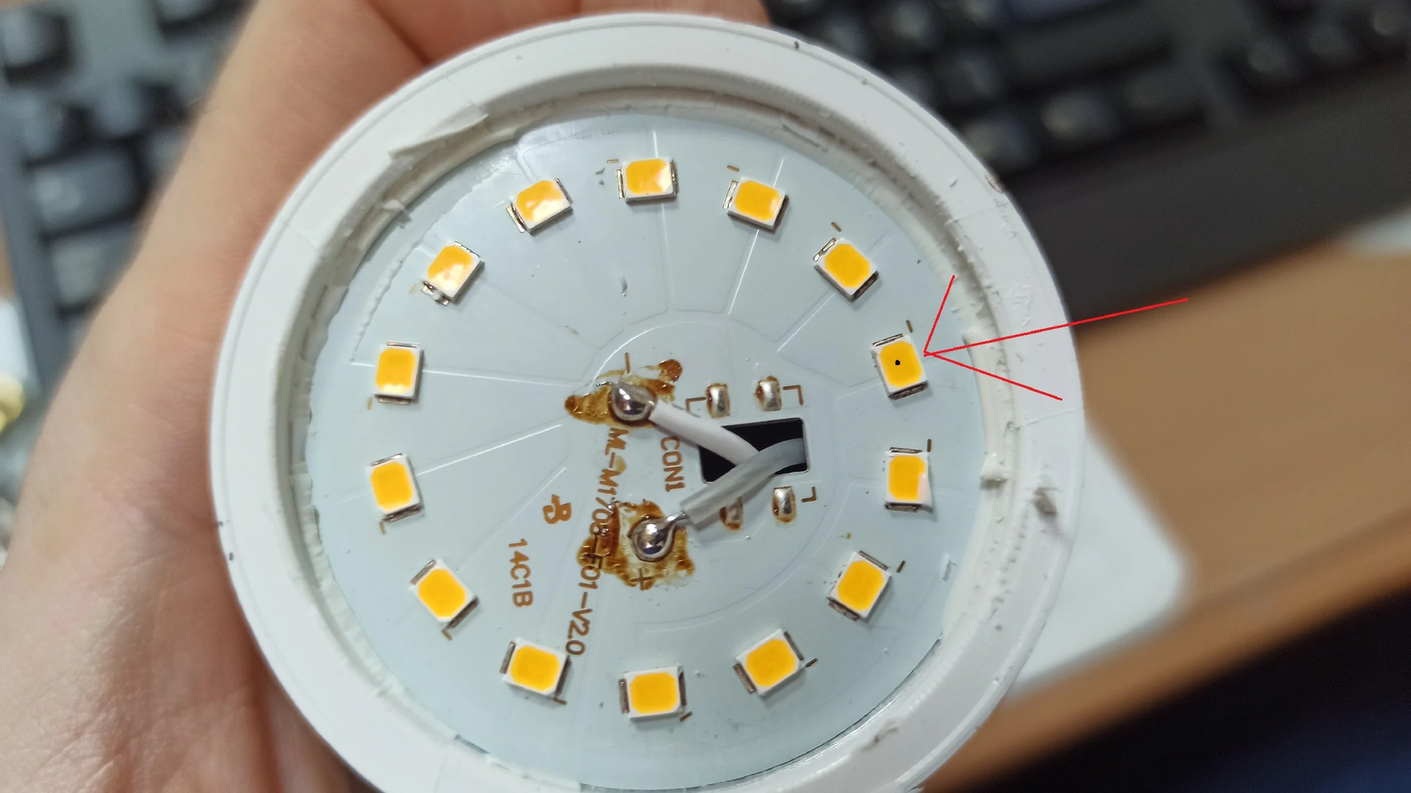 How to restore a burnt out LED light bulb in just a minute - Repair of equipment, Life hack, Saving, Longpost