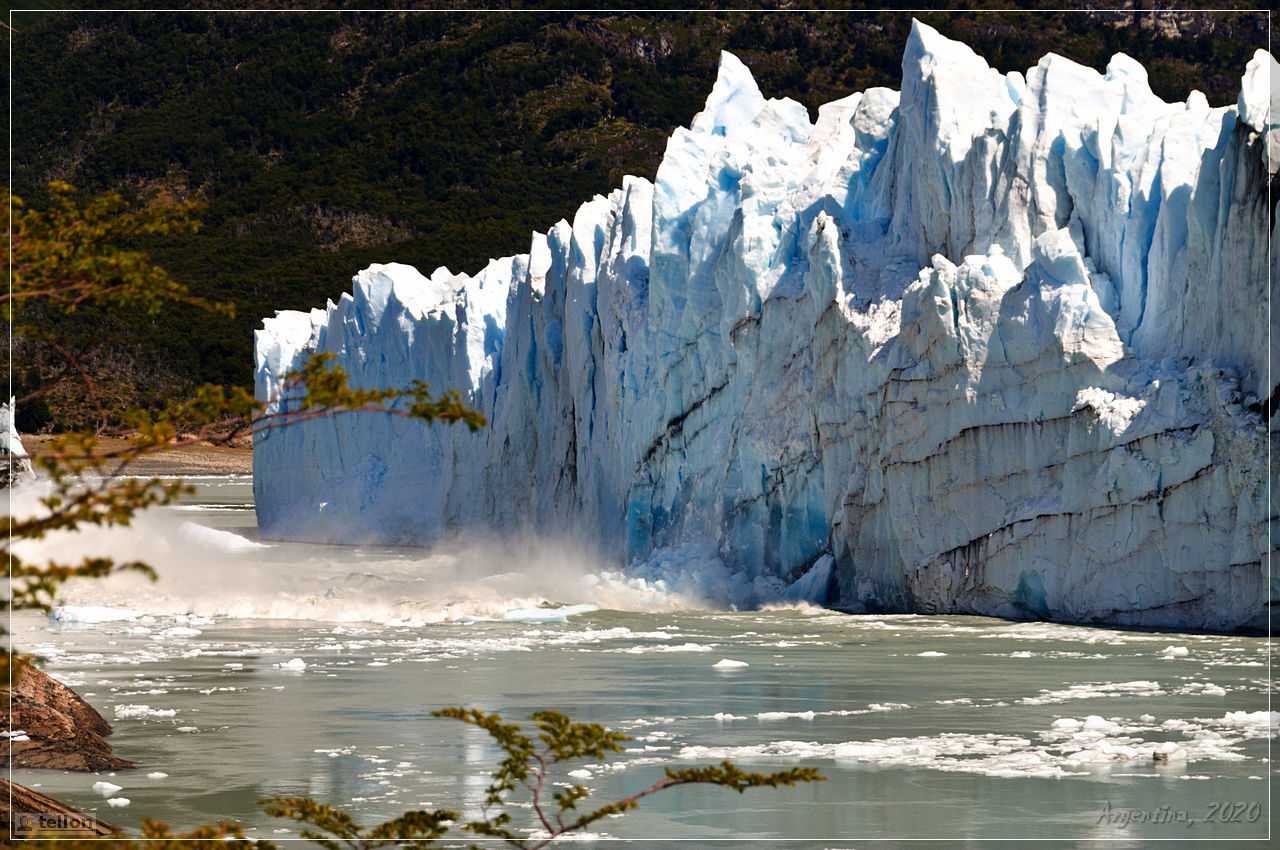 Glacier collapse - My, Perito Moreno Glacier, Glacier, Collapse, Argentina, Patagonia, Collapse, The photo, Longpost