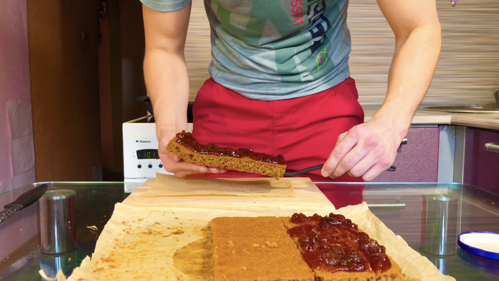 17 DAY AGED CAKE (THE WITCHER Universe): Spiced gingerbread with honey - My, Gingerbread, Food, Recipe, Witcher, Preparation, Cooking, Longpost, Medovik, Cake