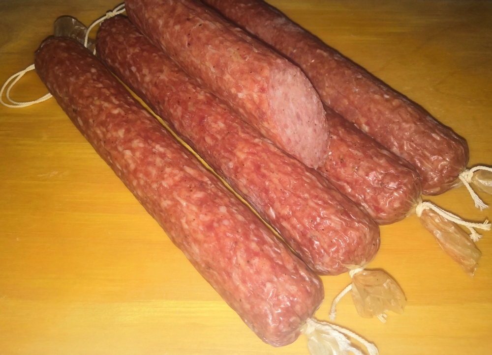 Колбаса Fleischwurst. Полукопчёная. Германия | Пикабу