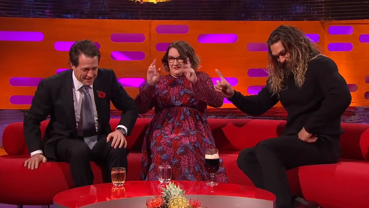 Jason Momoa - cosplay and Dothraki language - Jason Momoa, Hugh Grant, Sarah Millican, The Graham Norton Show, Storyboard, Actors and actresses, Celebrities, Longpost