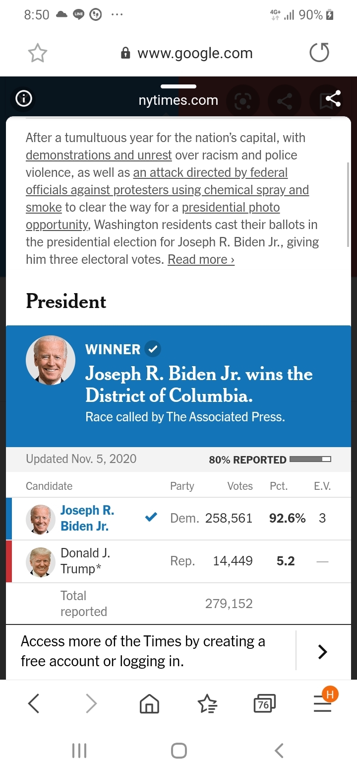 Voting results for the District of Columbia - US elections, Politics, USA, Donald Trump, Joe Biden, Dc, Blacks, LGBT, Interconnection, Longpost