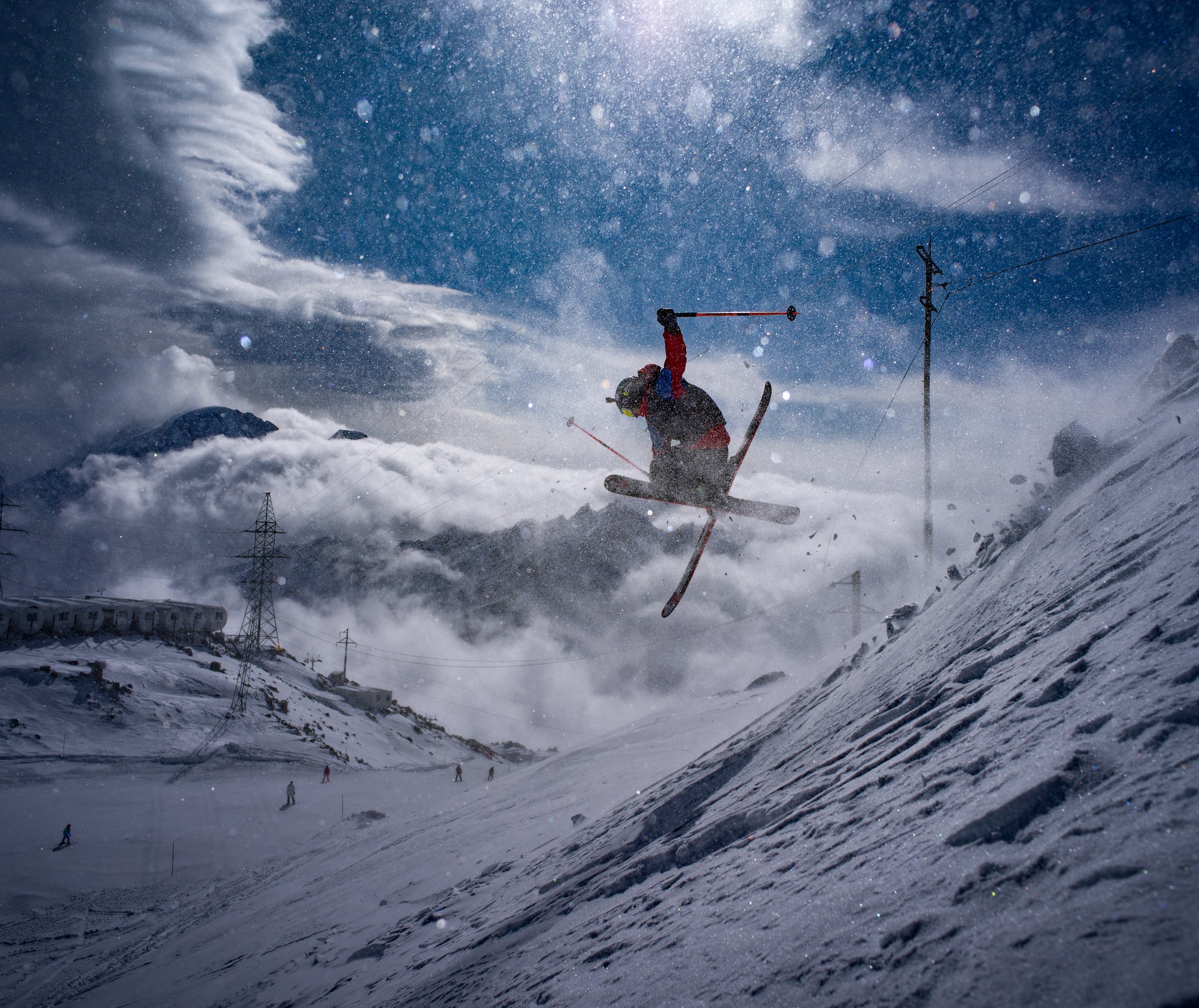 Opening of the season on Elbrus - My, The mountains, Skiing, Ski resort, Elbrus, Elbrus, The photo