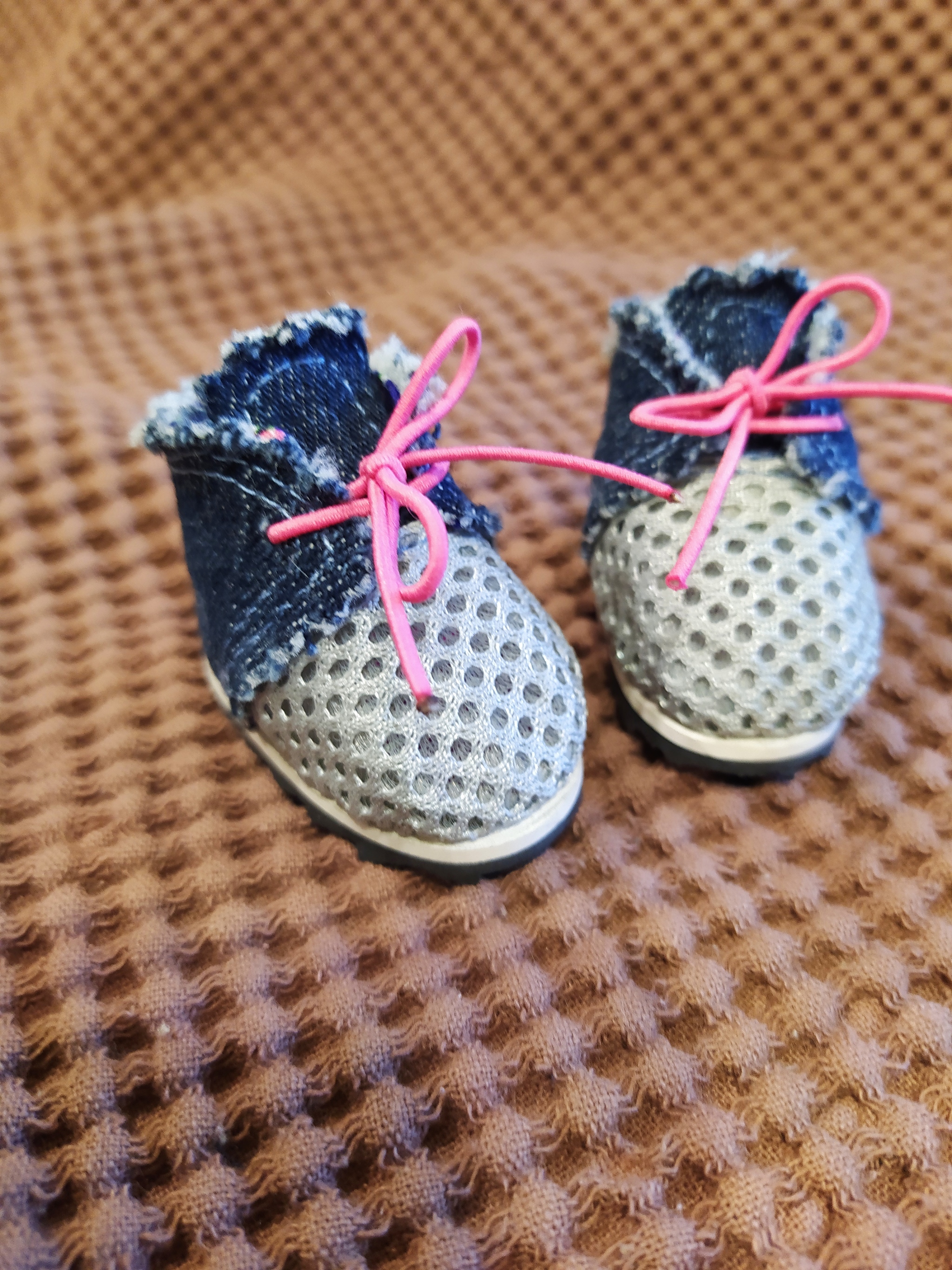 Mom makes shoes for dolls 3 - My, Needlework without process, Boots, Longpost