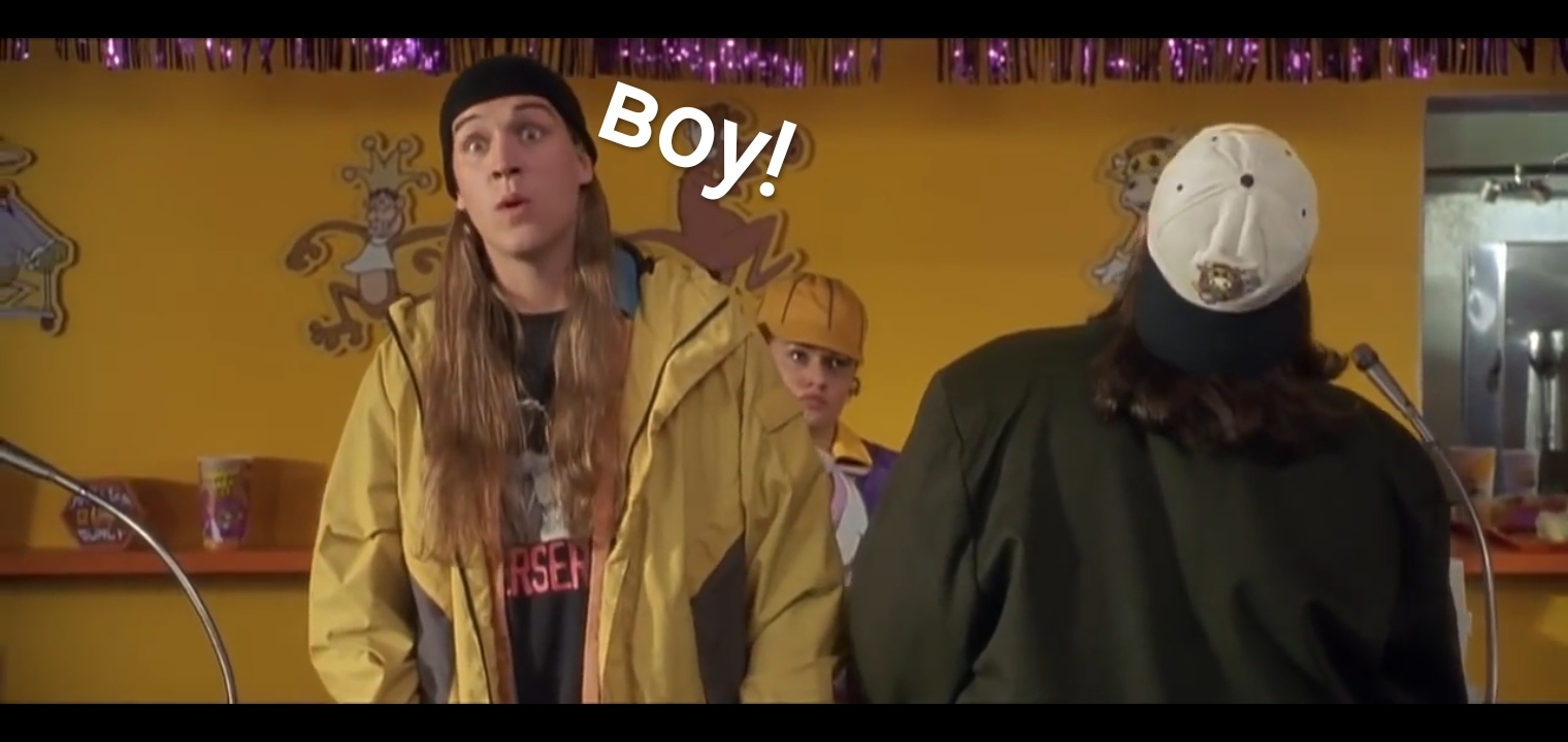 When I made a promise to myself - My, Jay and Silent Bob, Promise, Temptation, Girls, Humor, Longpost, Posts on Peekaboo, Grade