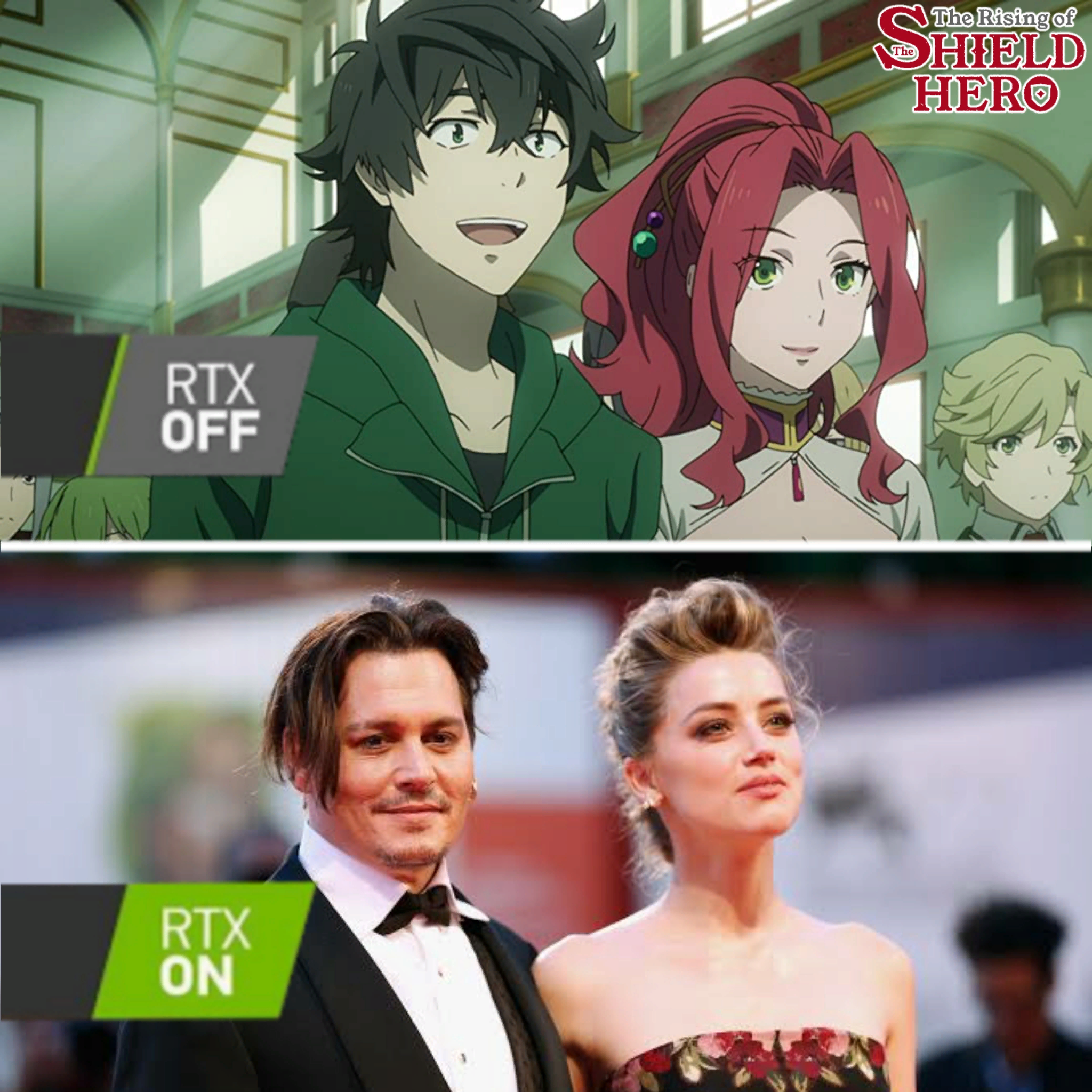 Netflix took the Shield Hero adaptation too seriously - Tate no Yuusha no Nariagari, Naofumi, Johnny Depp, Amber Heard, Rtx on off, Anime art, Anime, Malty S Melromarc