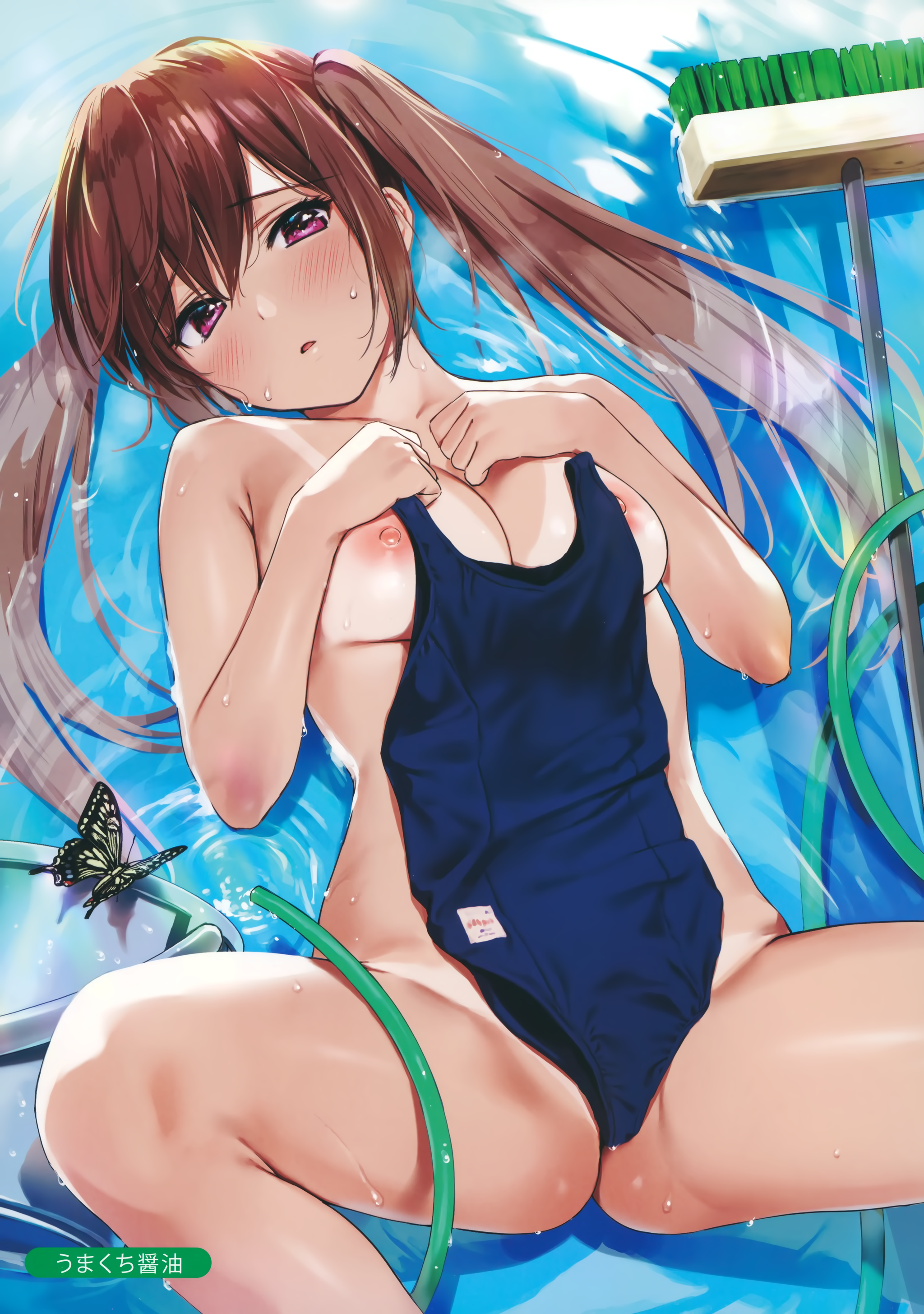 Anime art - NSFW, Anime art, Melonbooks, Anime, Anime Ero Swim