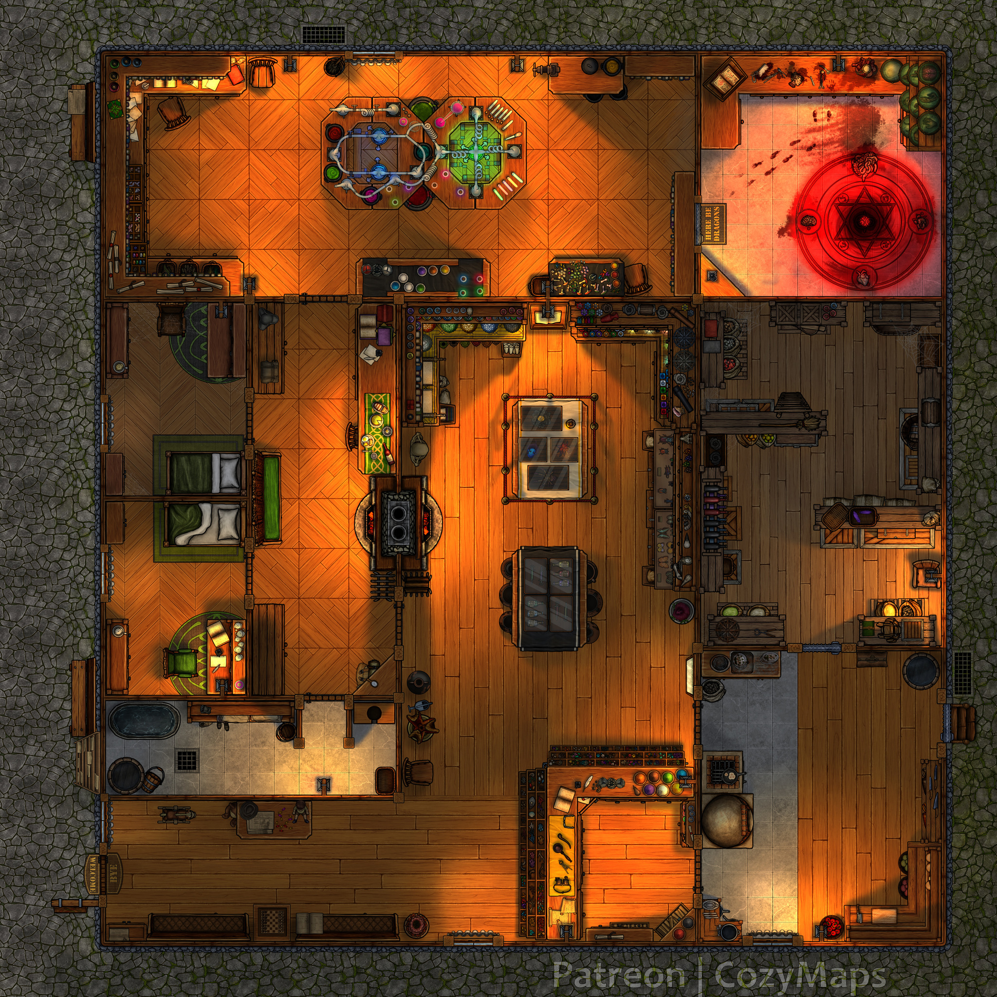 Карта dungeons and dragons