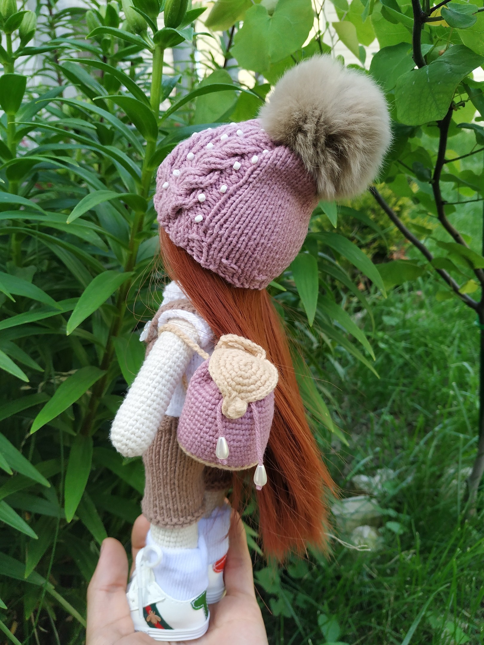 Handmade doll - My, Crochet, Doll, Needlework without process, Longpost