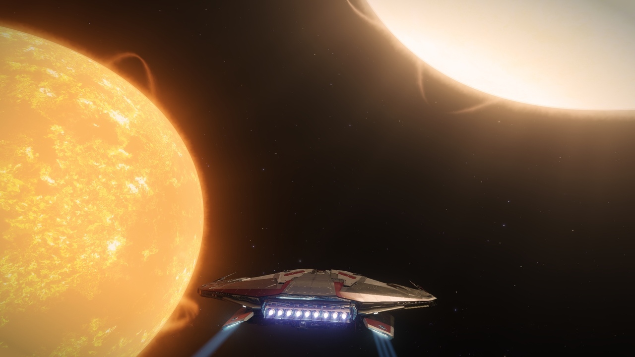 Report from Commander the Wanderer Between the Stars on the journey from the inhabited bubble to the open star cluster of the Pleiades - My, Space, Elite dangerous, Simulator, Flight, Video, Longpost