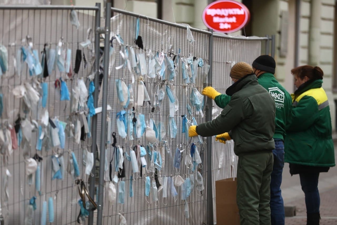 In St. Petersburg, a street memorial to doctors who died from coronavirus was dismantled - Coronavirus, The medicine, Memorial, Saint Petersburg, Media Zone, Longpost