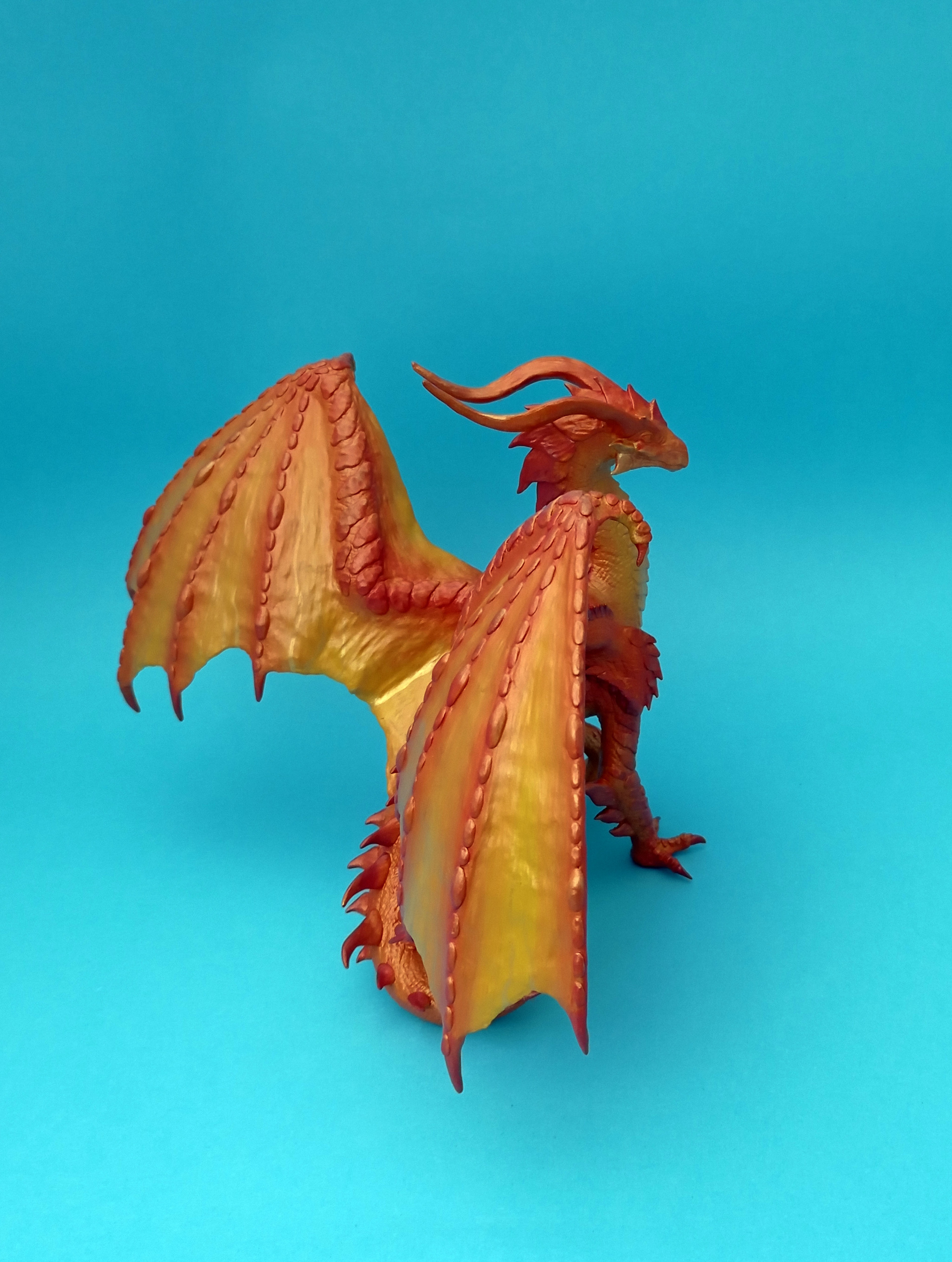 Little autumn dragon - My, The Dragon, Creation, Longpost, With your own hands, Needlework without process, Polymer clay