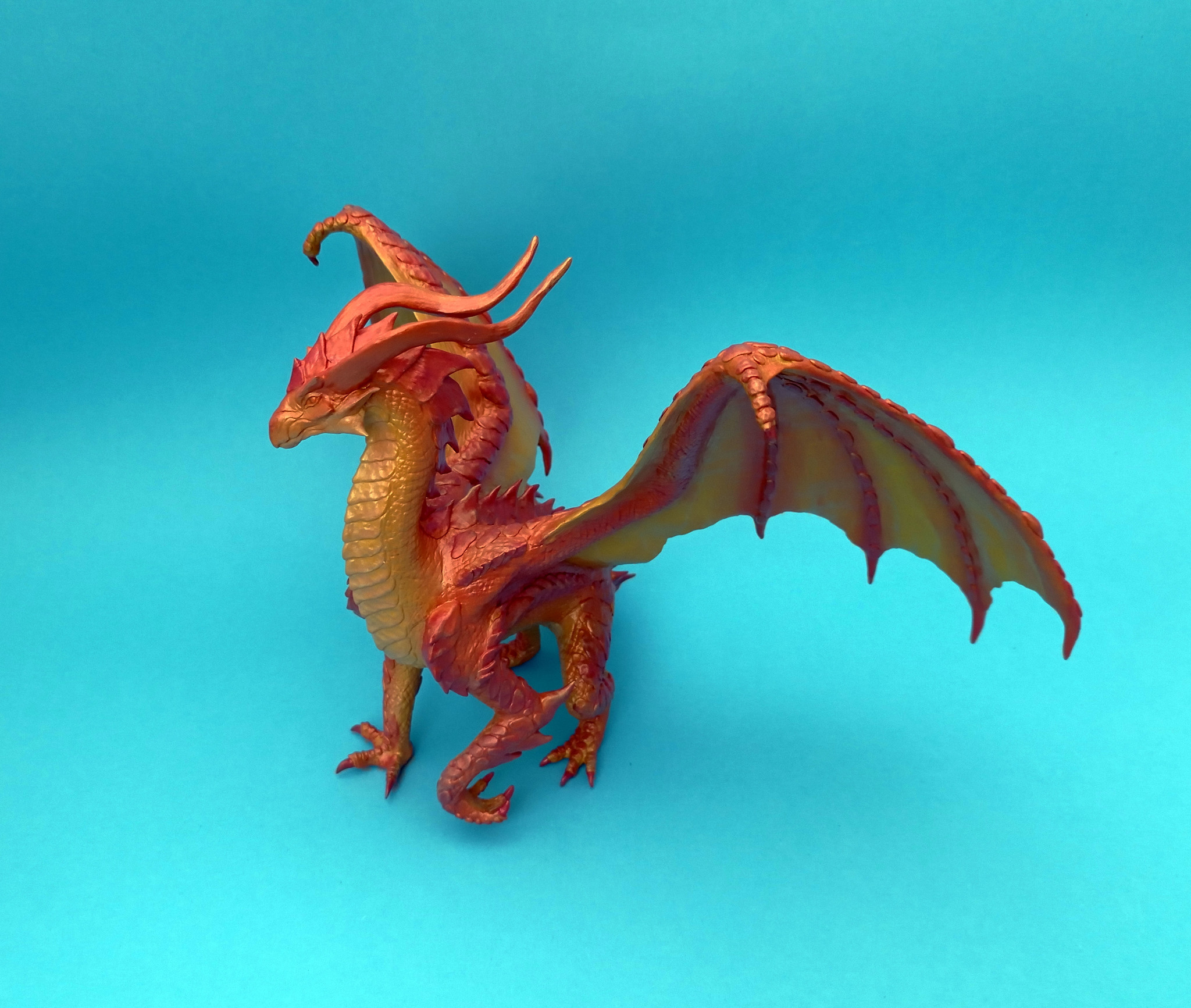 Little autumn dragon - My, The Dragon, Creation, Longpost, With your own hands, Needlework without process, Polymer clay