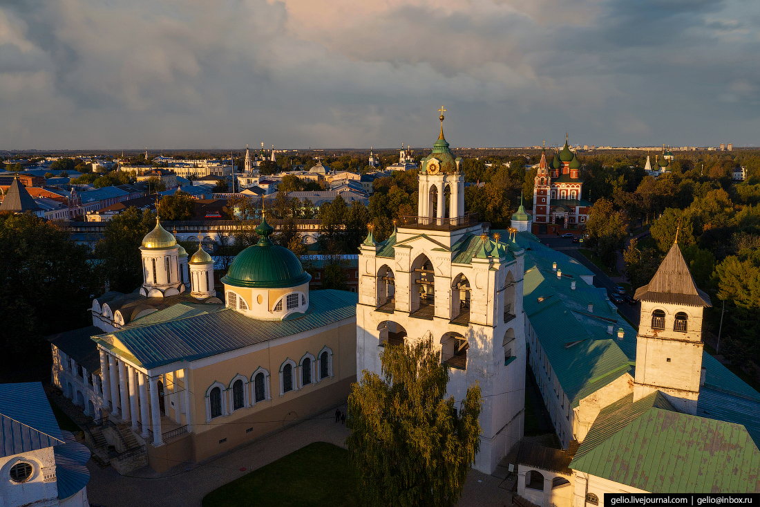 Ярославль с высоты — столица Золотого кольца России | Пикабу