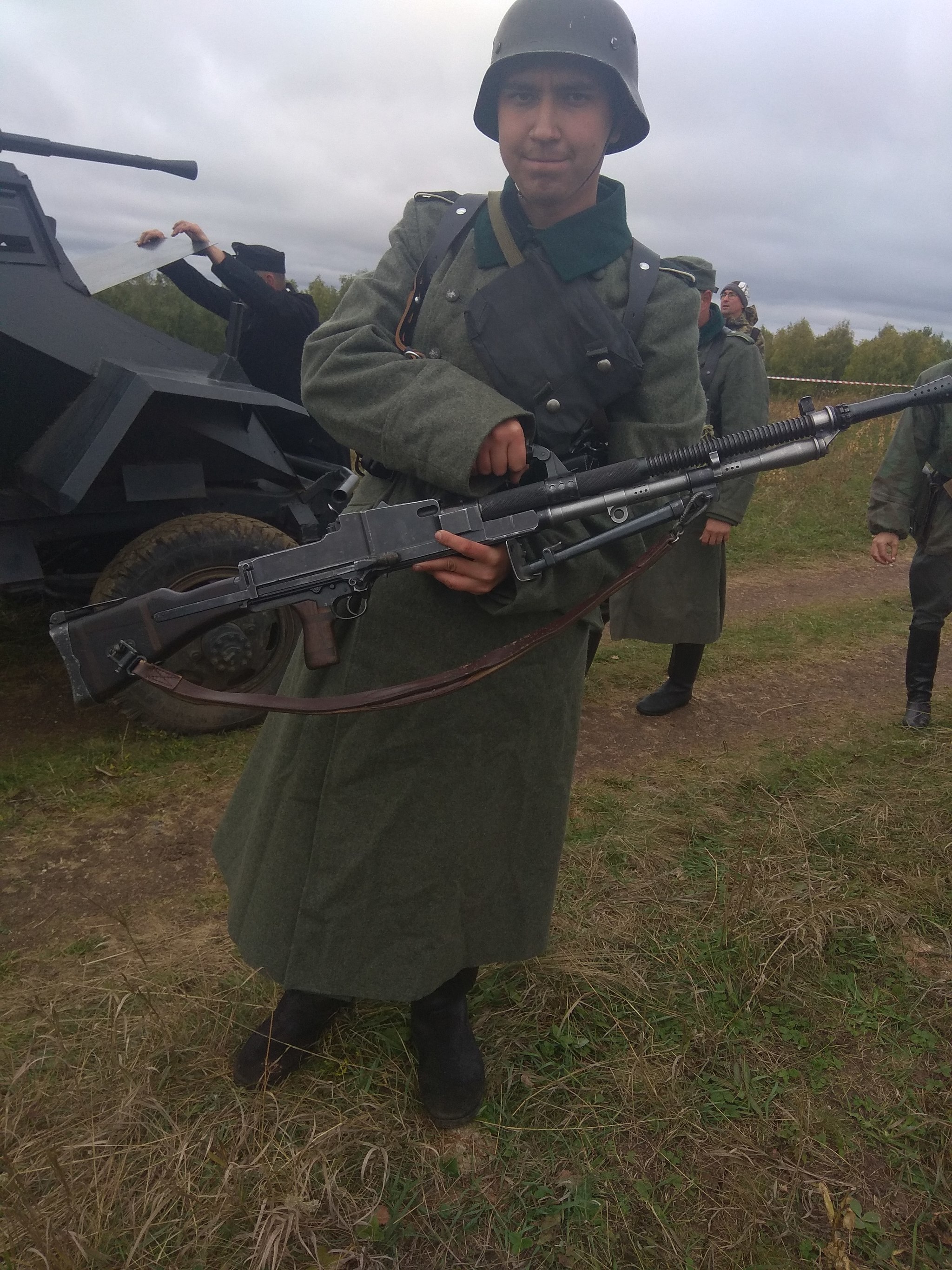 Reconstruction of the Great Patriotic War near Verkhny Uslon - My, Historical reconstruction, The Great Patriotic War, Germans, Longpost