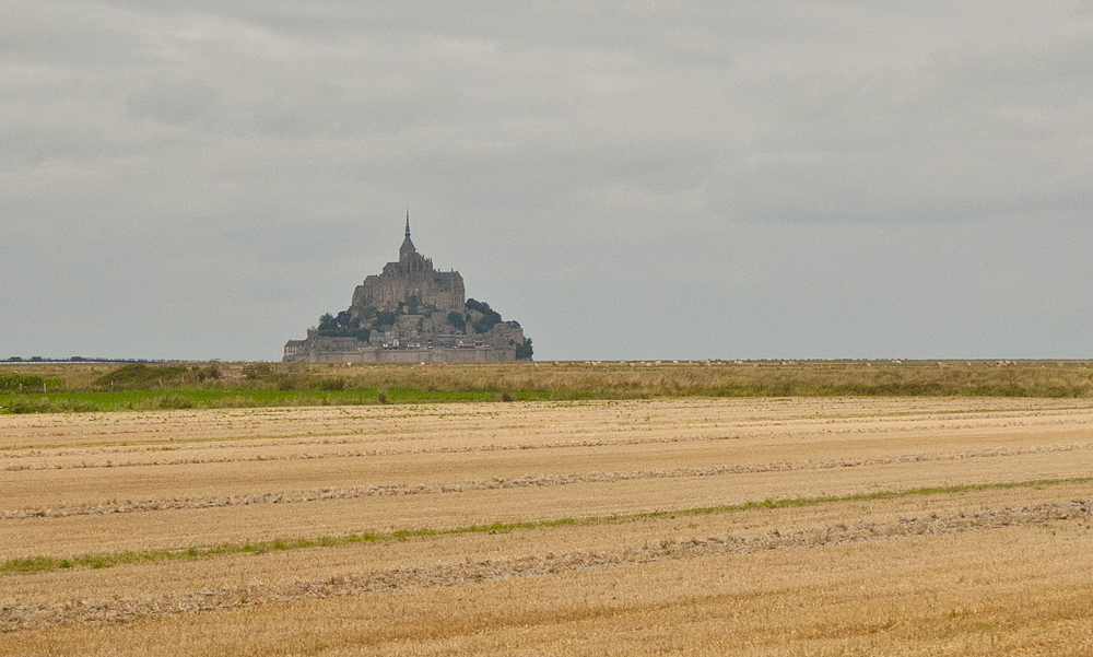 Abbey right on the sea - My, France, Island, Abbey, Longpost, Mont Saint Michel