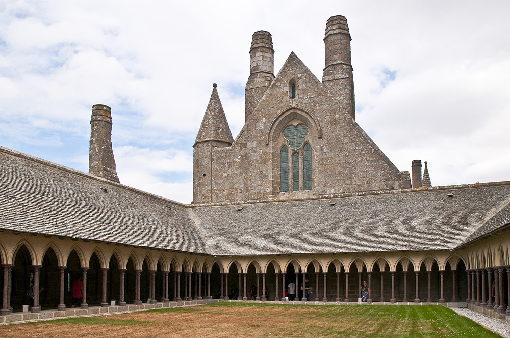 Abbey right on the sea - My, France, Island, Abbey, Longpost, Mont Saint Michel