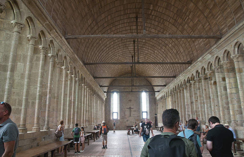 Abbey right on the sea - My, France, Island, Abbey, Longpost, Mont Saint Michel