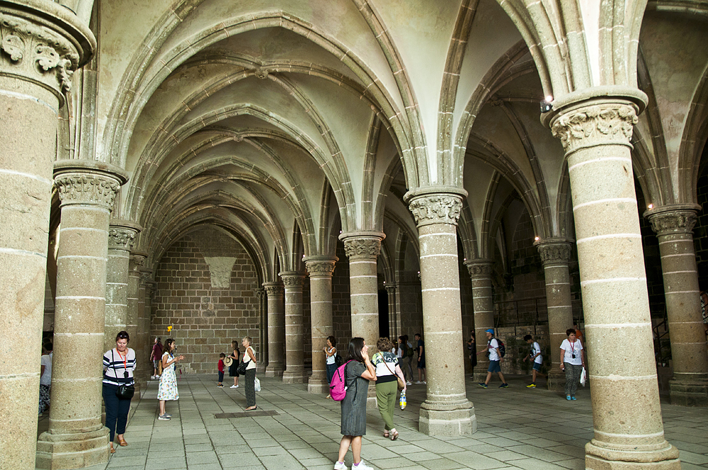 Abbey right on the sea - My, France, Island, Abbey, Longpost, Mont Saint Michel