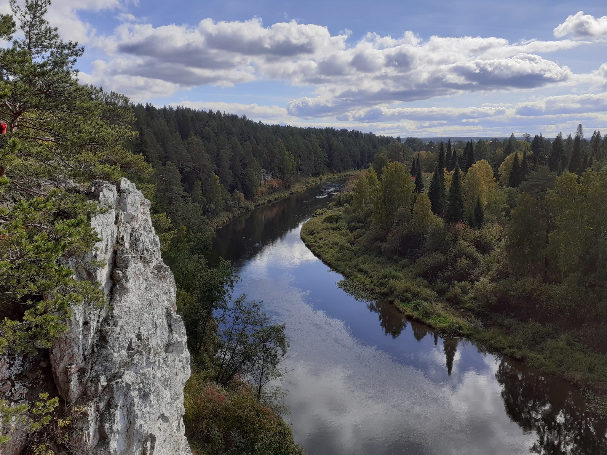 Село Слобода и его окрестности на реке Чусовая | Пикабу