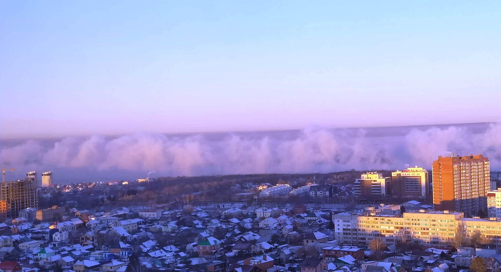 Abnormal cold - My, freezing, November, Samara, Volga river