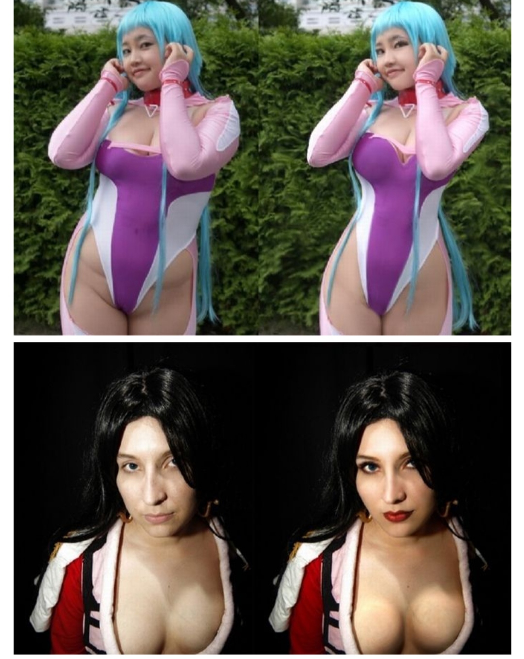 Reverse side of cosplay or moon prism, give me strength - Cosplay, Cosplayers, Asians, Photoshop, Before, After, Retouch, Makeup, No make up, No filters, Changes, Costume, Transformation, Longpost