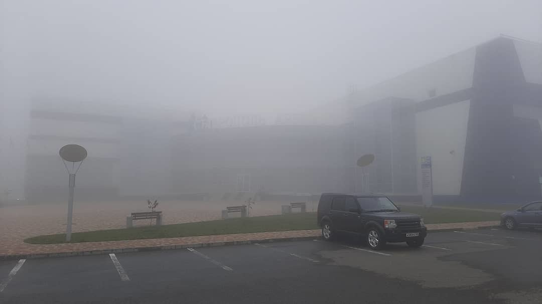 Low clouds in Stavropol - My, Stavropol, Stavropol region, Town, Longpost