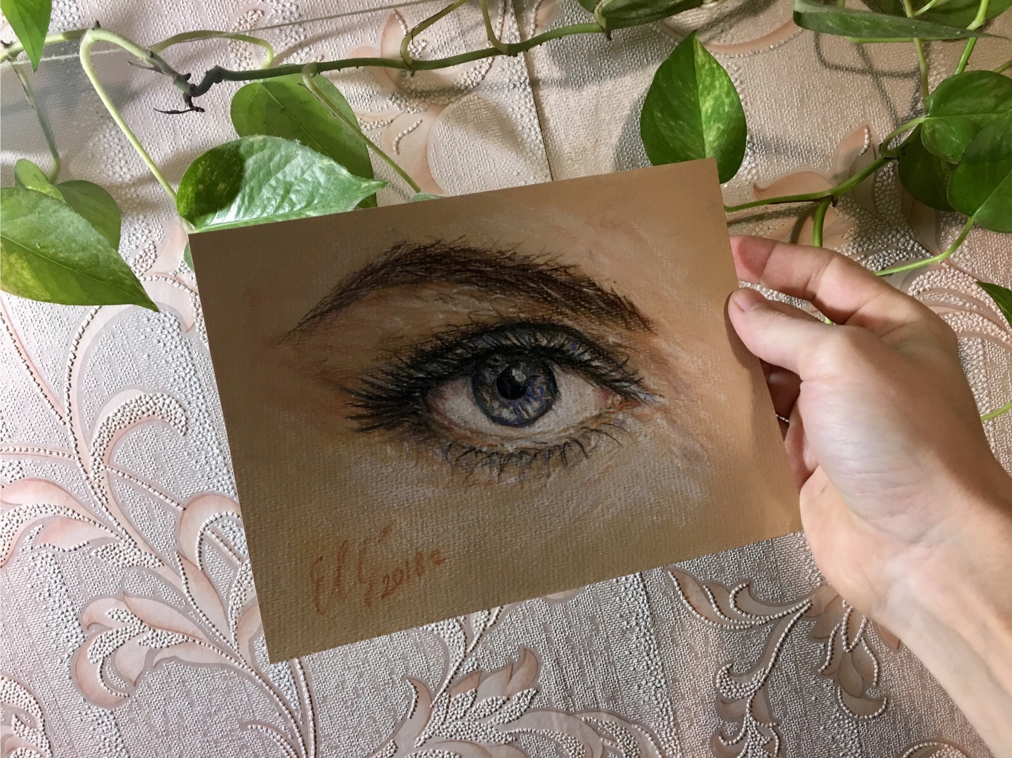 My works - My, Portrait, Eyes, Person, Longpost